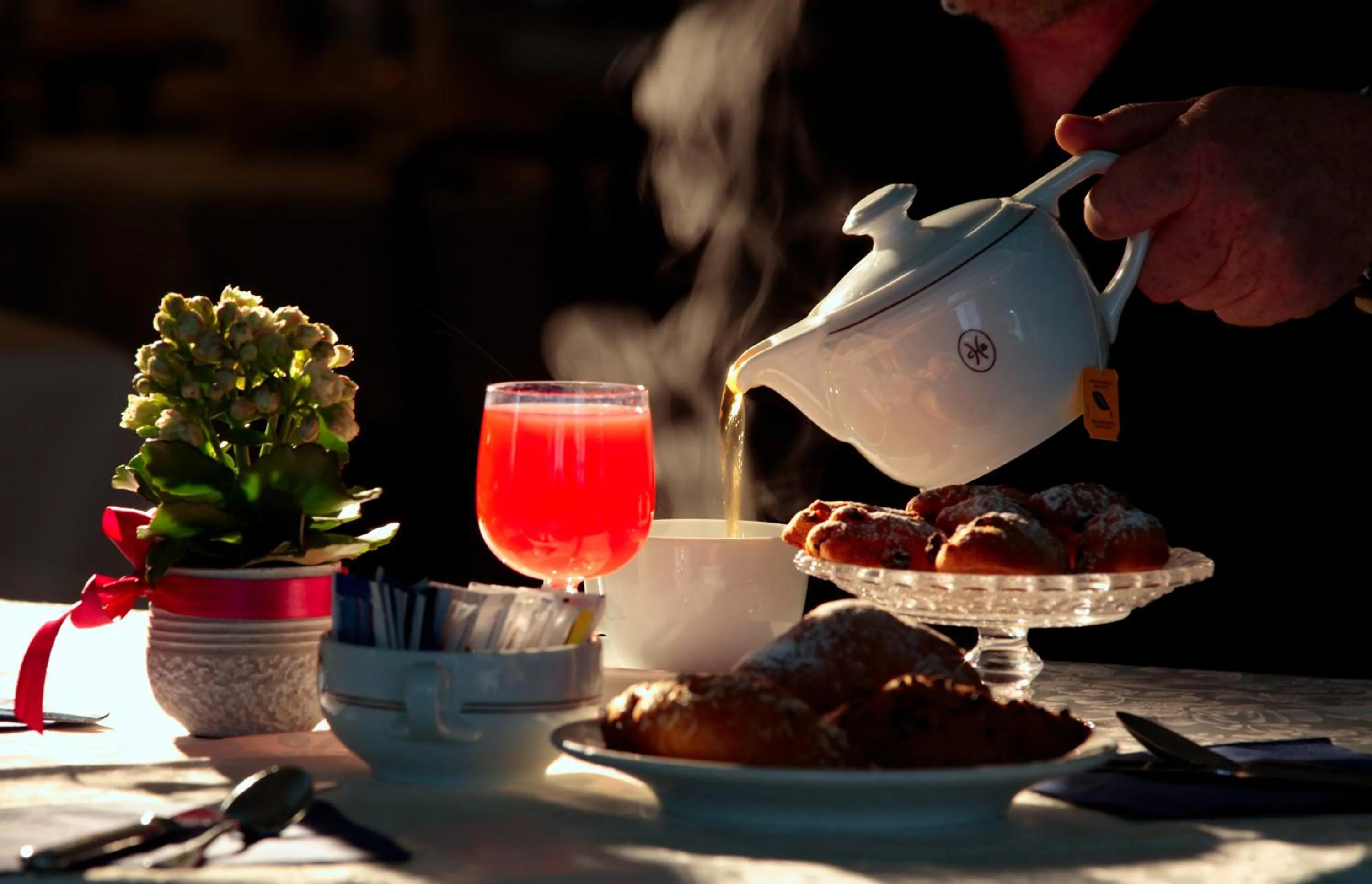 Breakfast in Hotel Croce Bianca