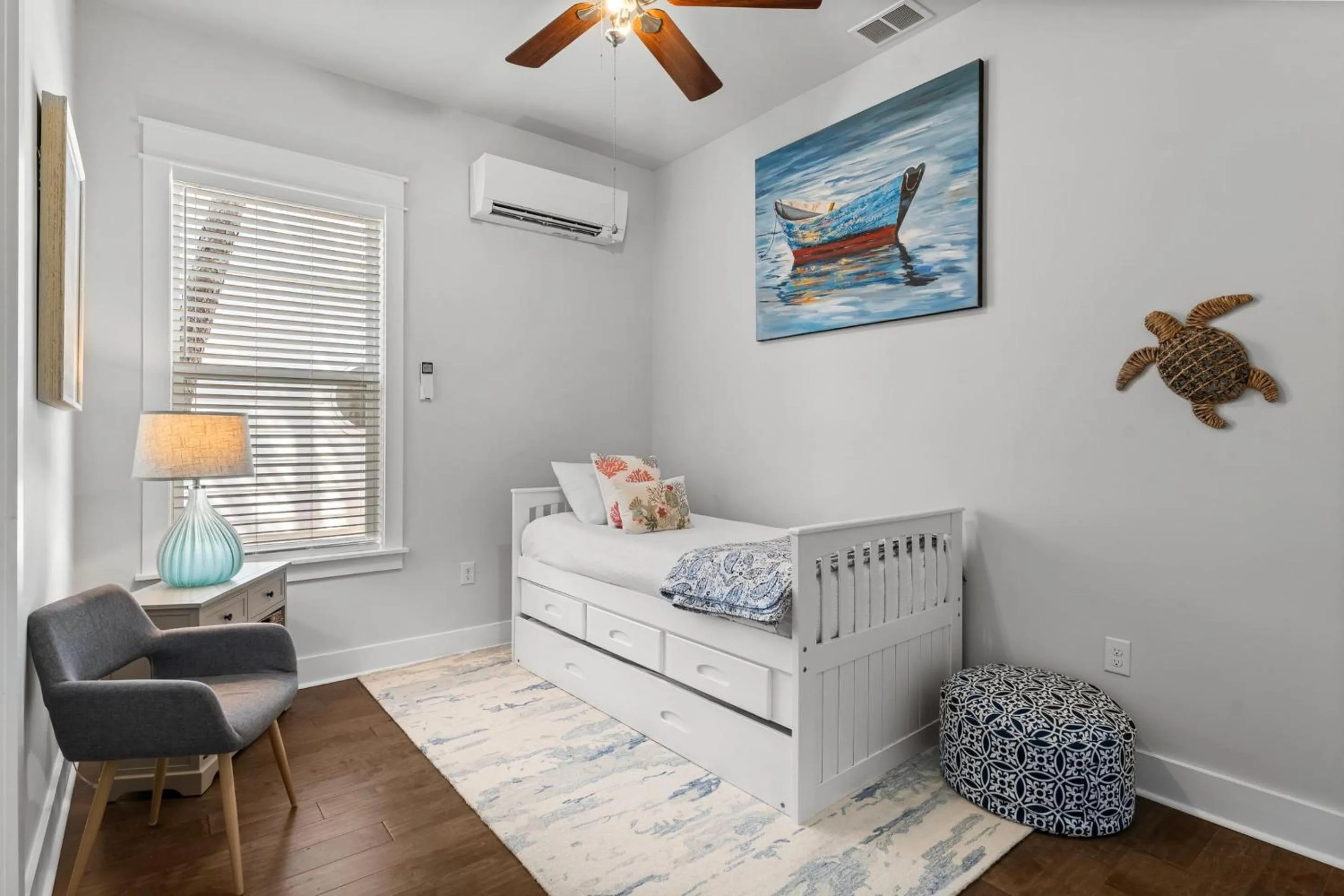 Bed in 30A Pet Friendly Beach House - 33 Sunset by Panhandle Getaways