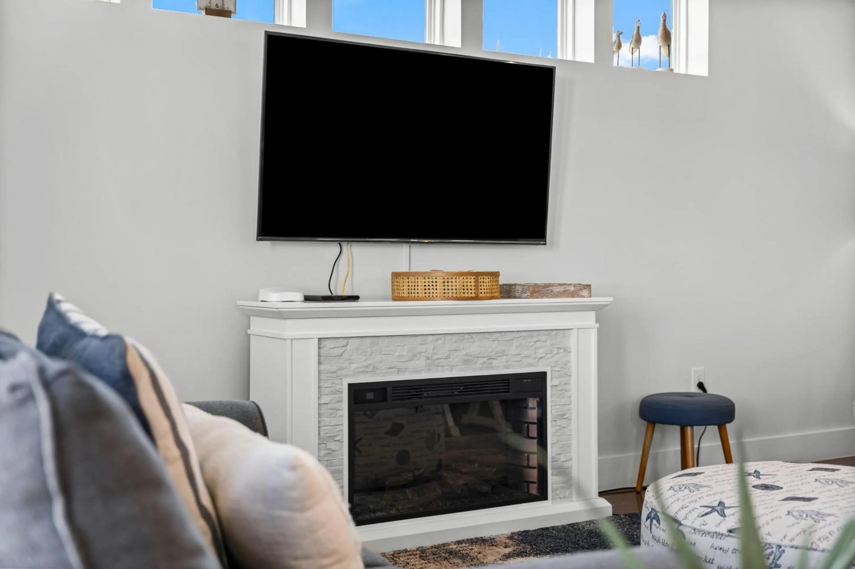 TV and multimedia in 30A Pet Friendly Beach House - 33 Sunset by Panhandle Getaways