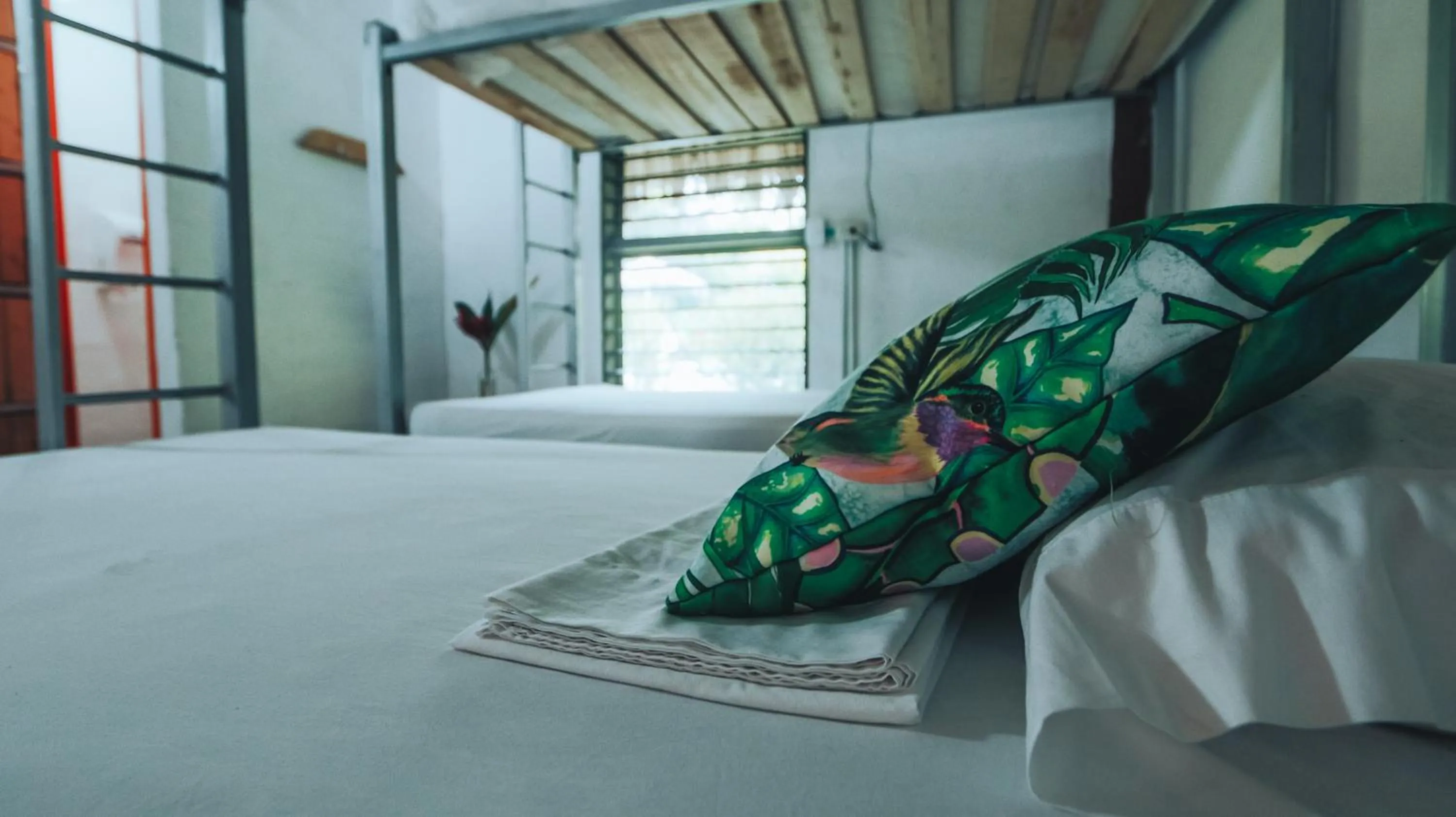 Bedroom, Bed in Makenke Hostel By Los Colores Ecoparque