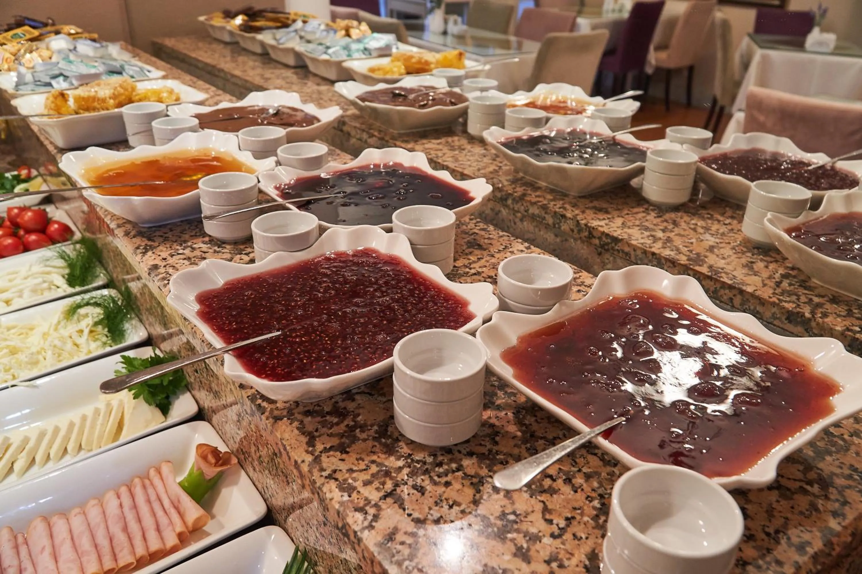 Buffet breakfast in Celal Sultan Hotel Special Class