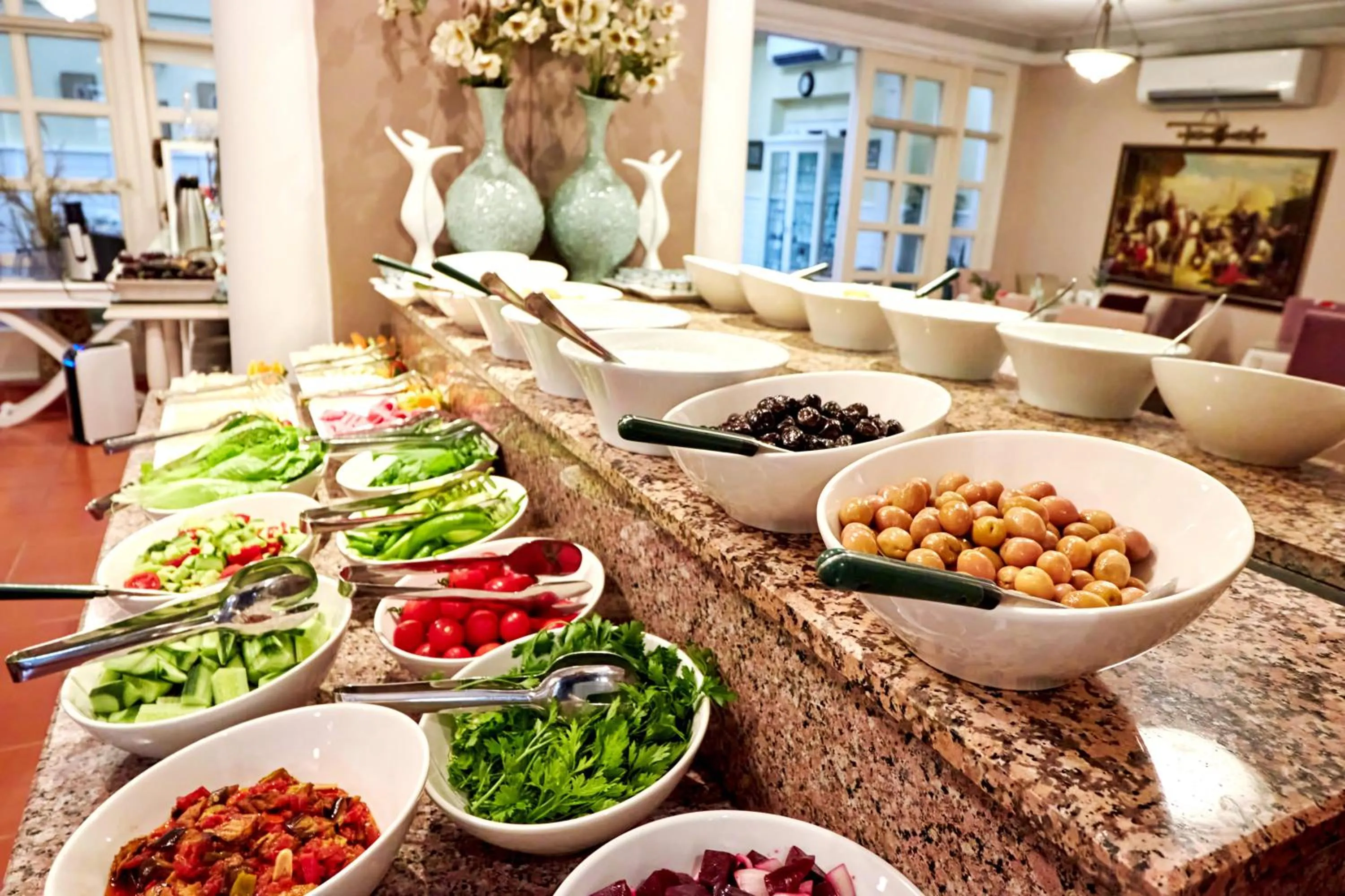 Buffet breakfast in Celal Sultan Hotel Special Class