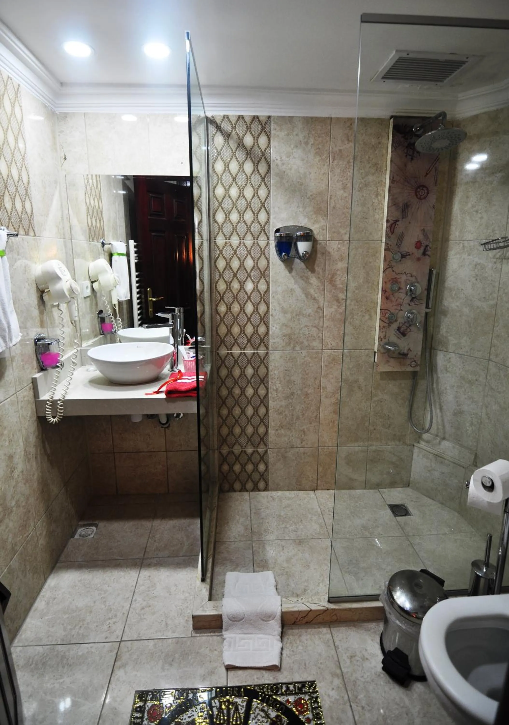 Shower in Angel's Home Hotel - Angel Group Hotels