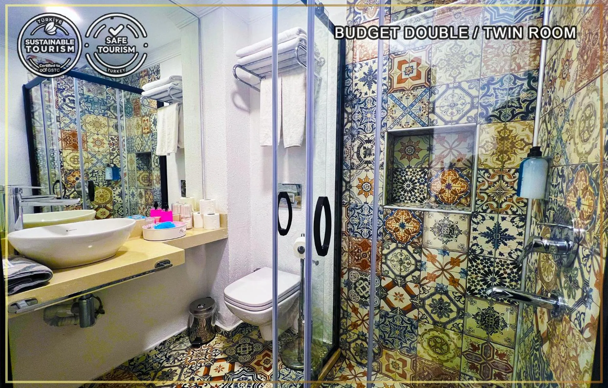 Shower in Angel's Home Hotel - Angel Group Hotels