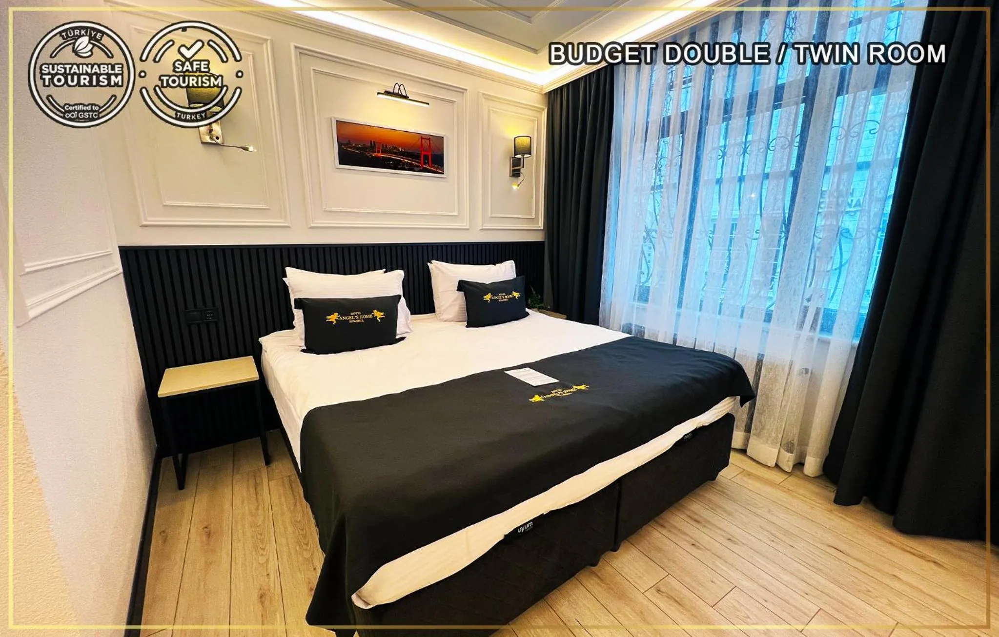 Bed in Angel's Home Hotel - Angel Group Hotels