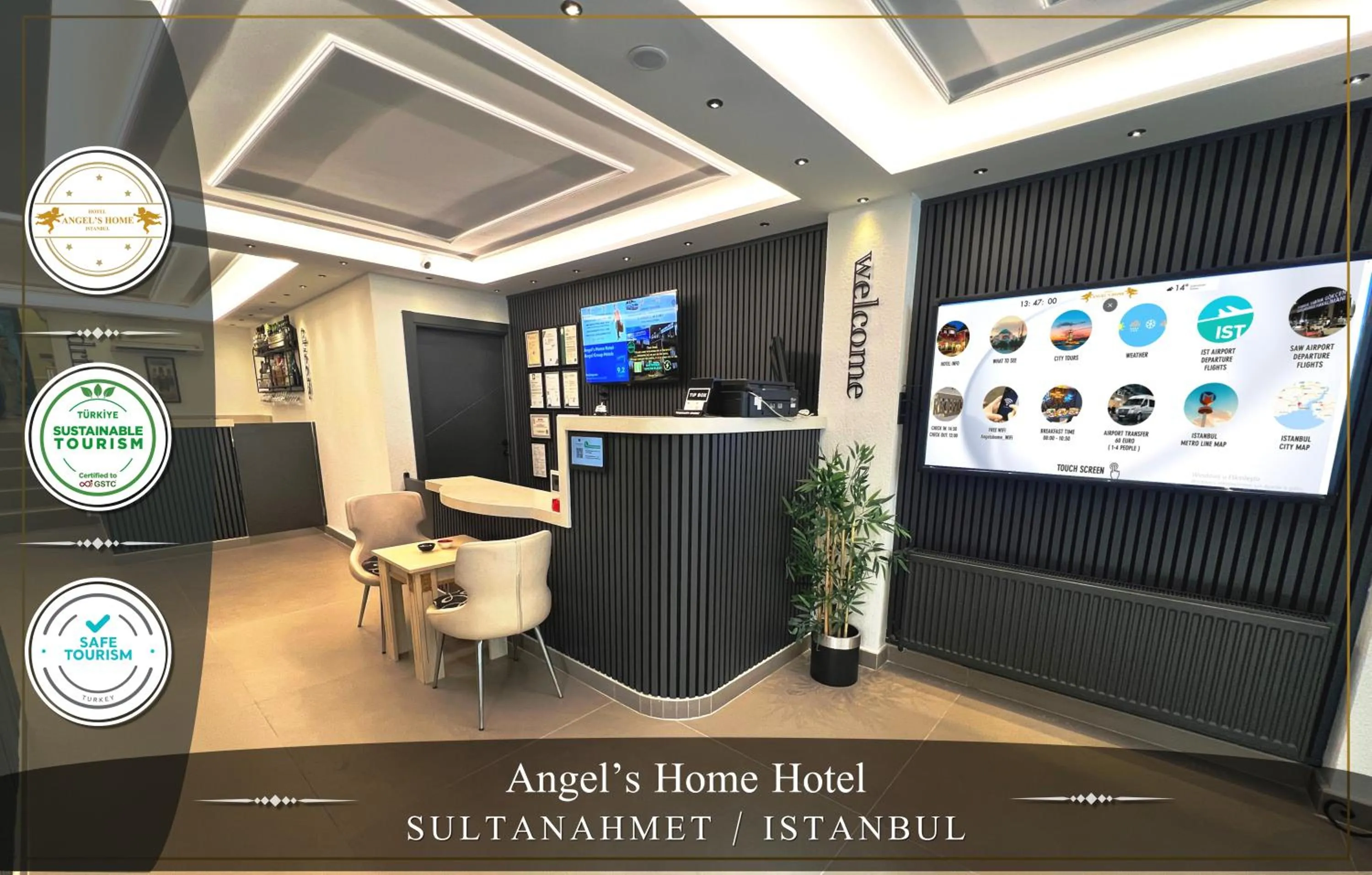 Lobby or reception in Angel's Home Hotel - Angel Group Hotels
