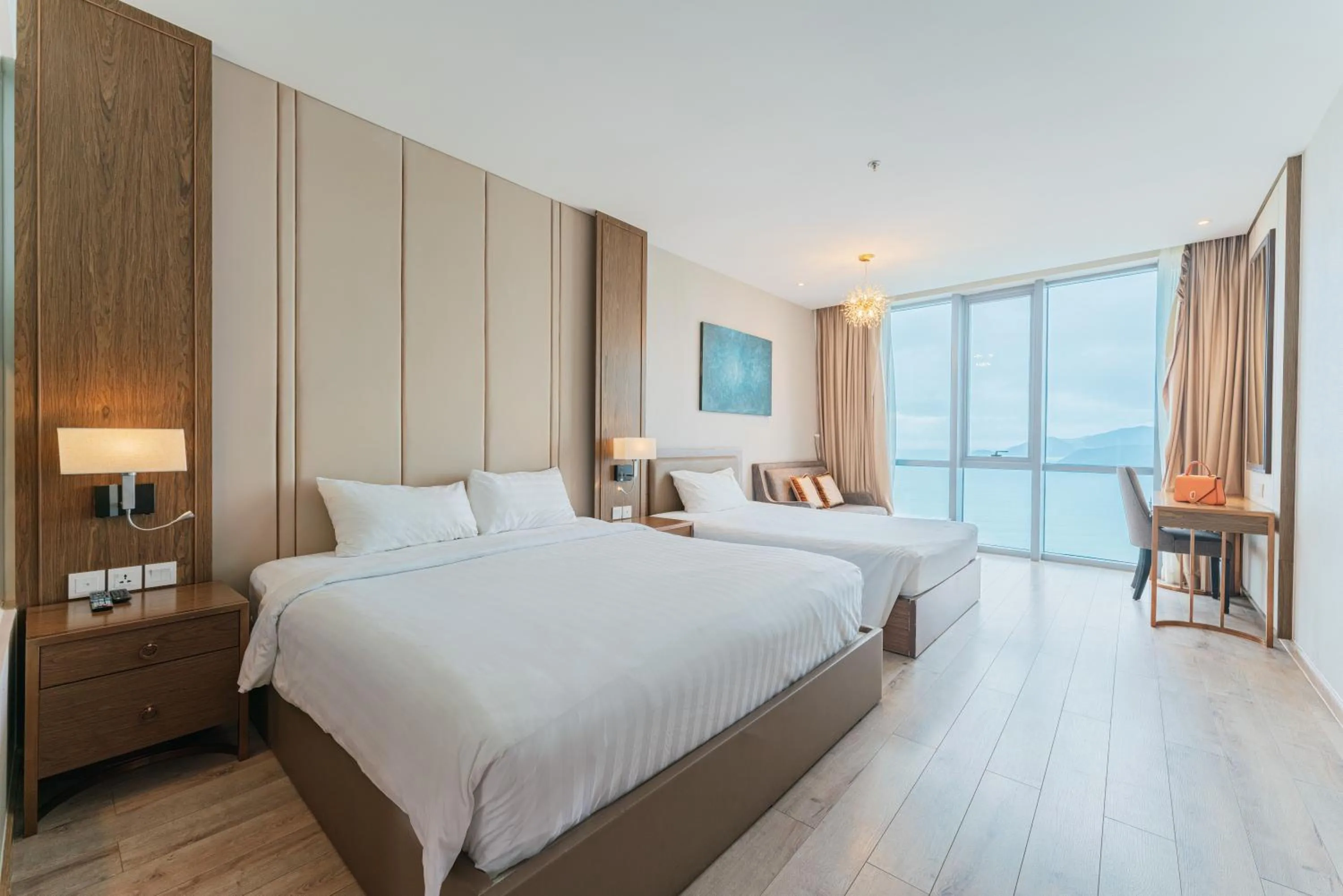 Bed in SeaHaven Panorama Nha Trang Superview Apartments