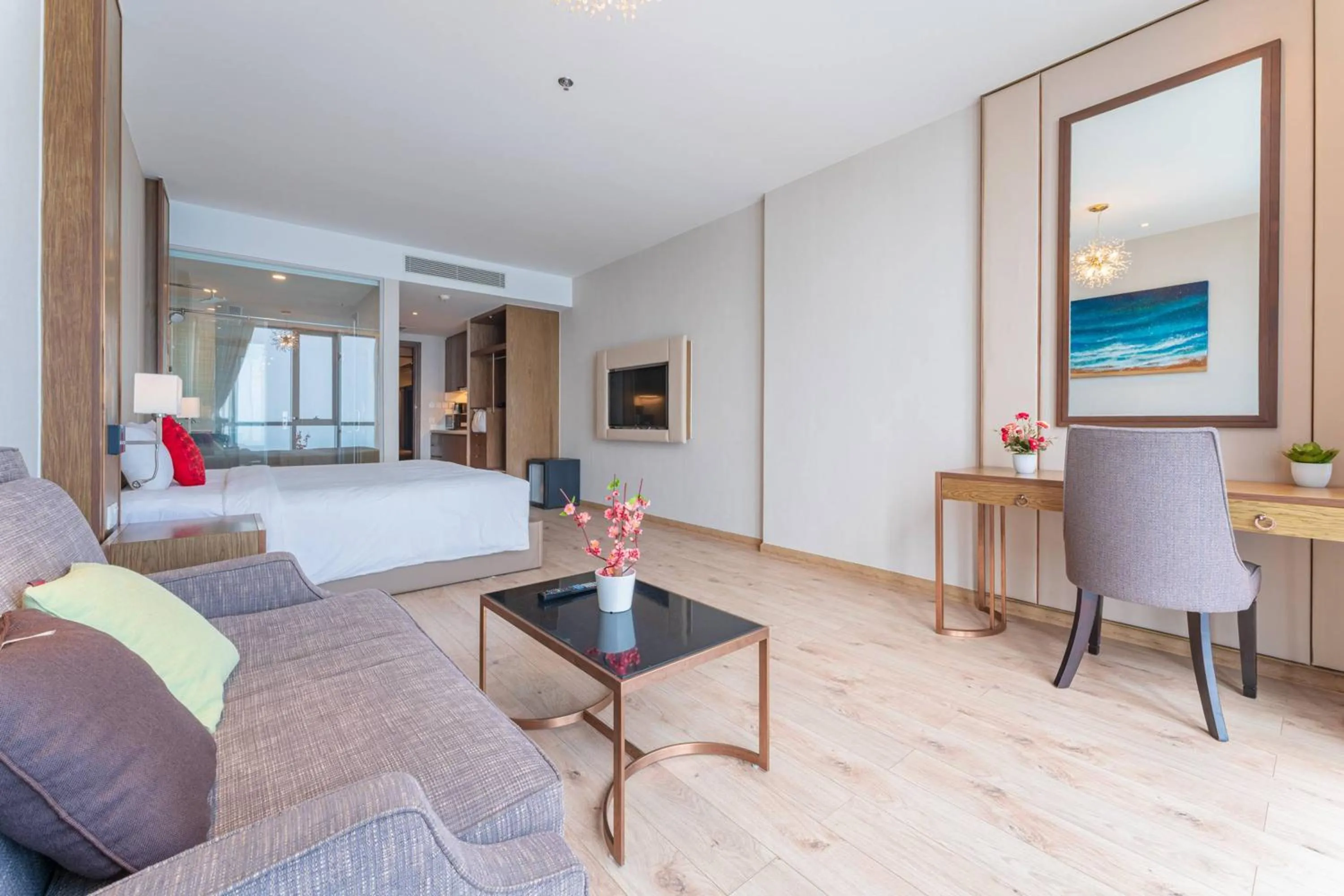 Photo of the whole room in SeaHaven Panorama Nha Trang Superview Apartments