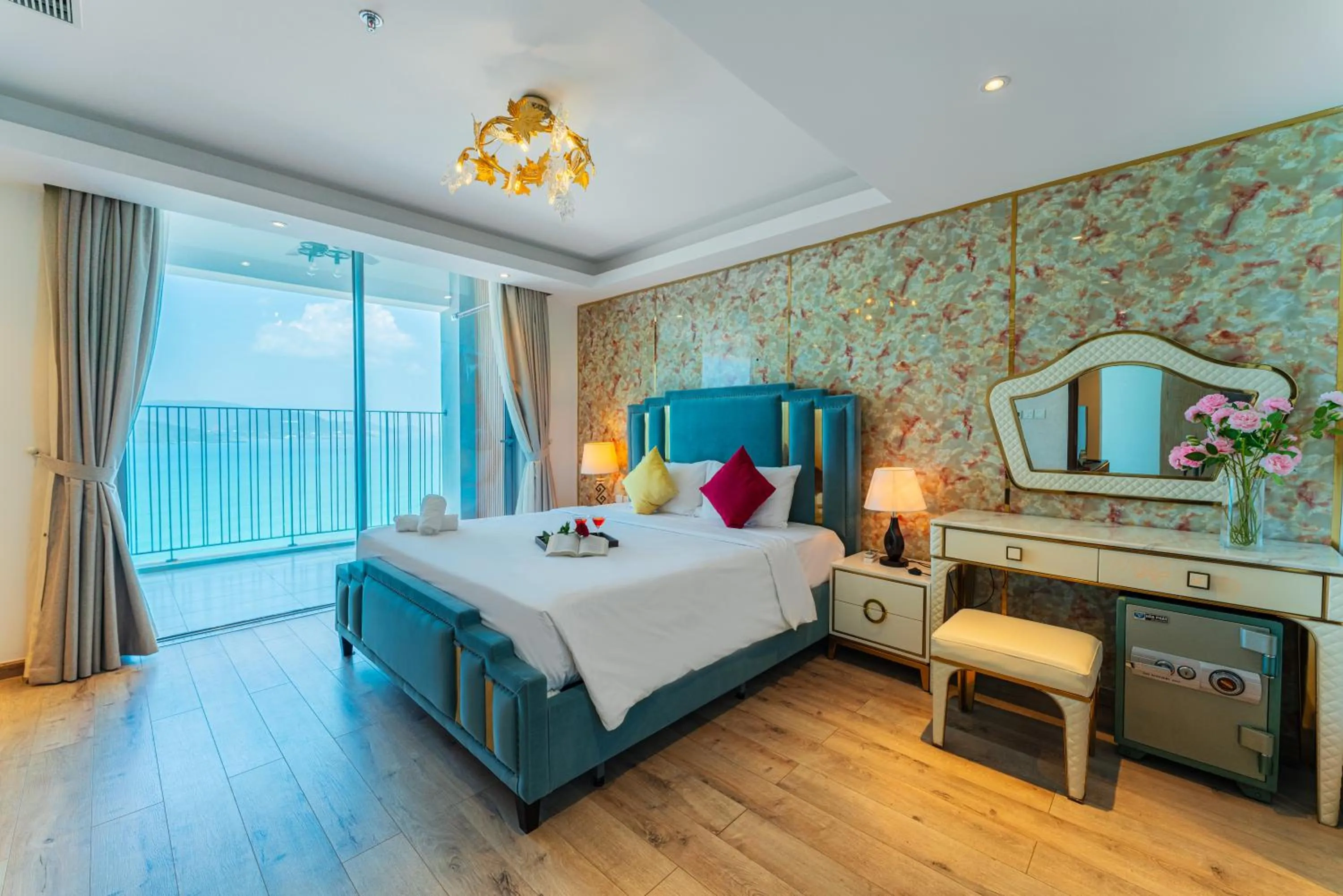 Bed in SeaHaven Panorama Nha Trang Superview Apartments