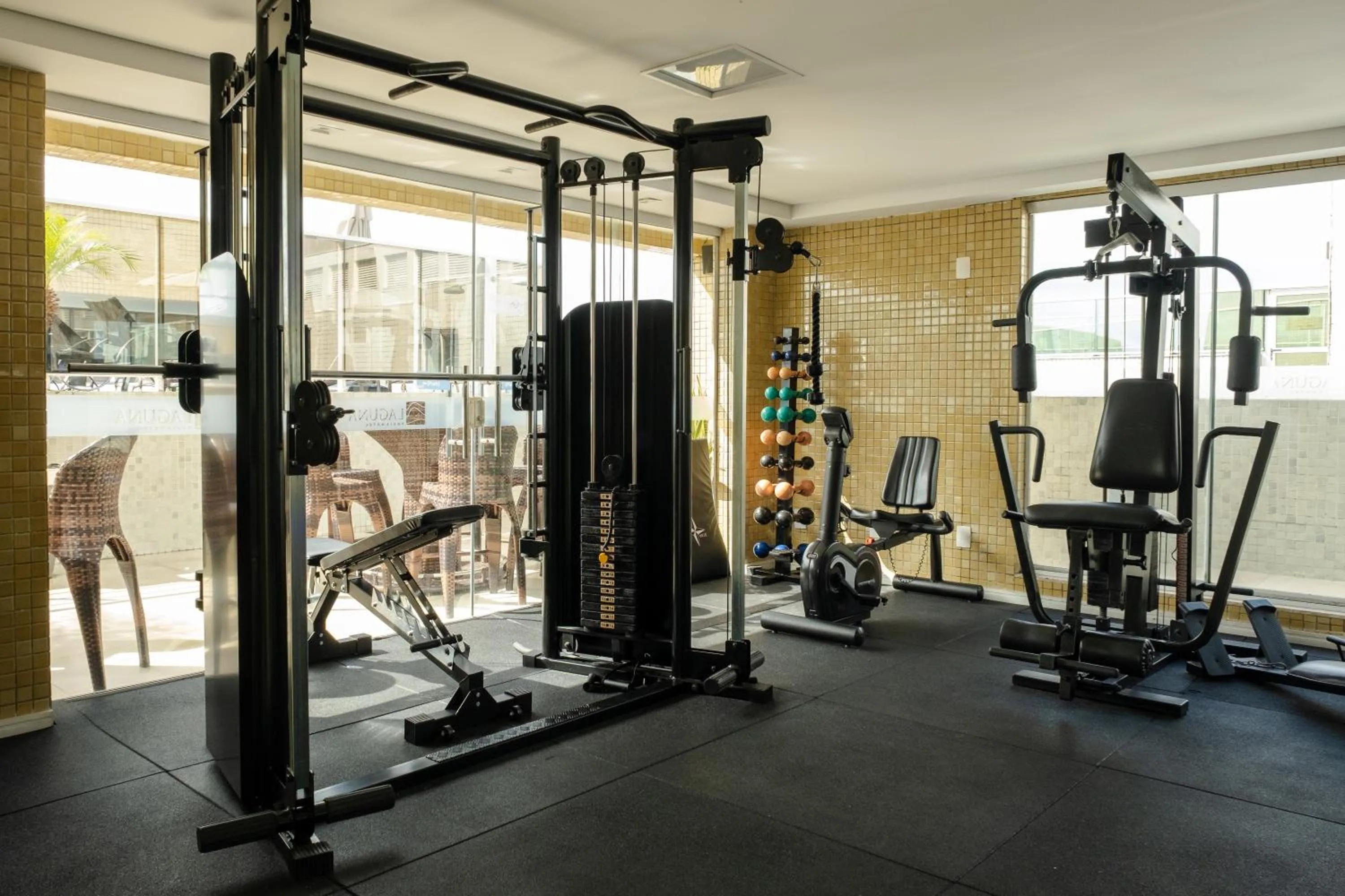 Fitness centre/facilities in Laguna Praia Hotel