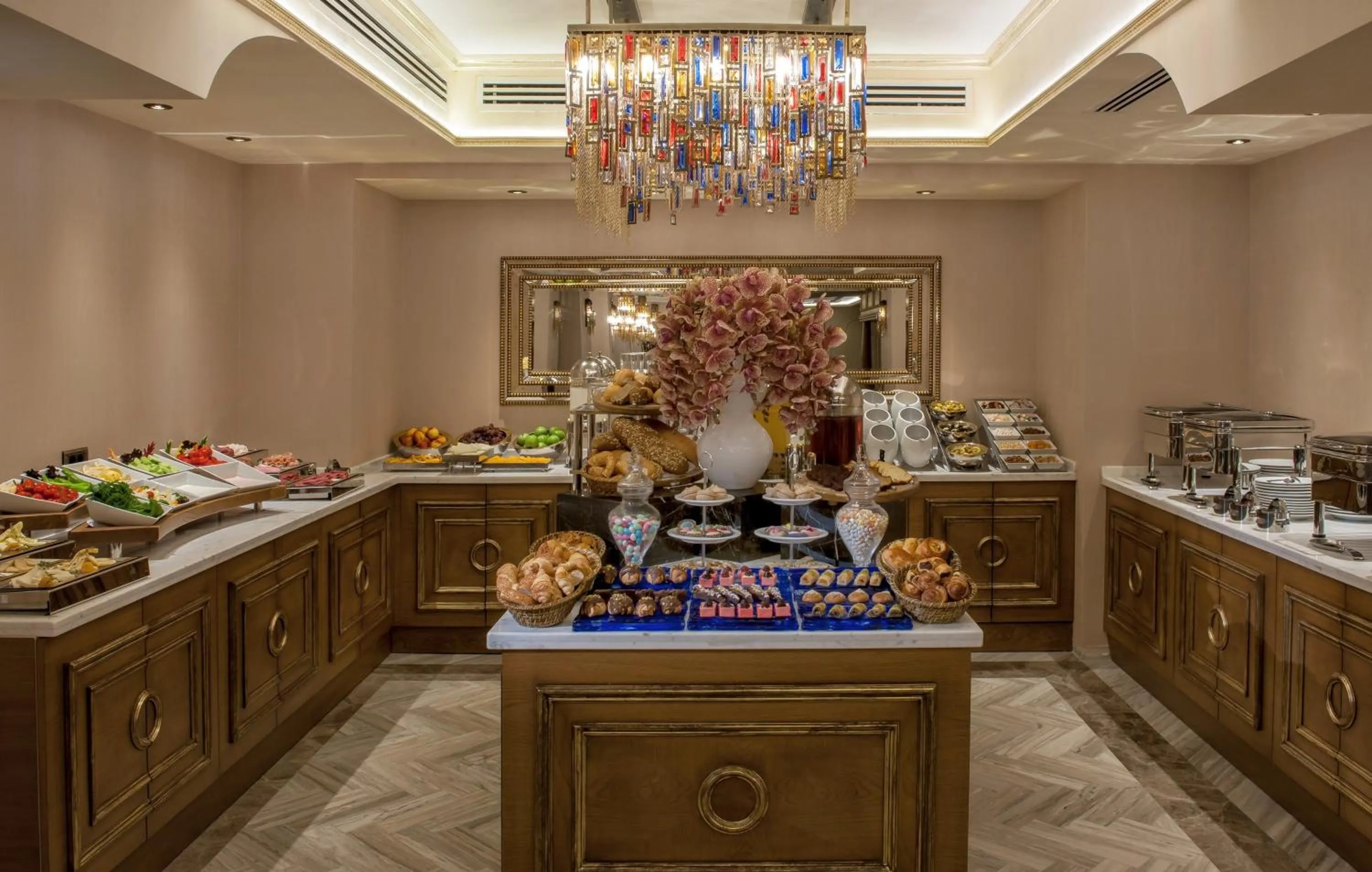 Buffet breakfast in Romance Istanbul Hotel Boutique Class