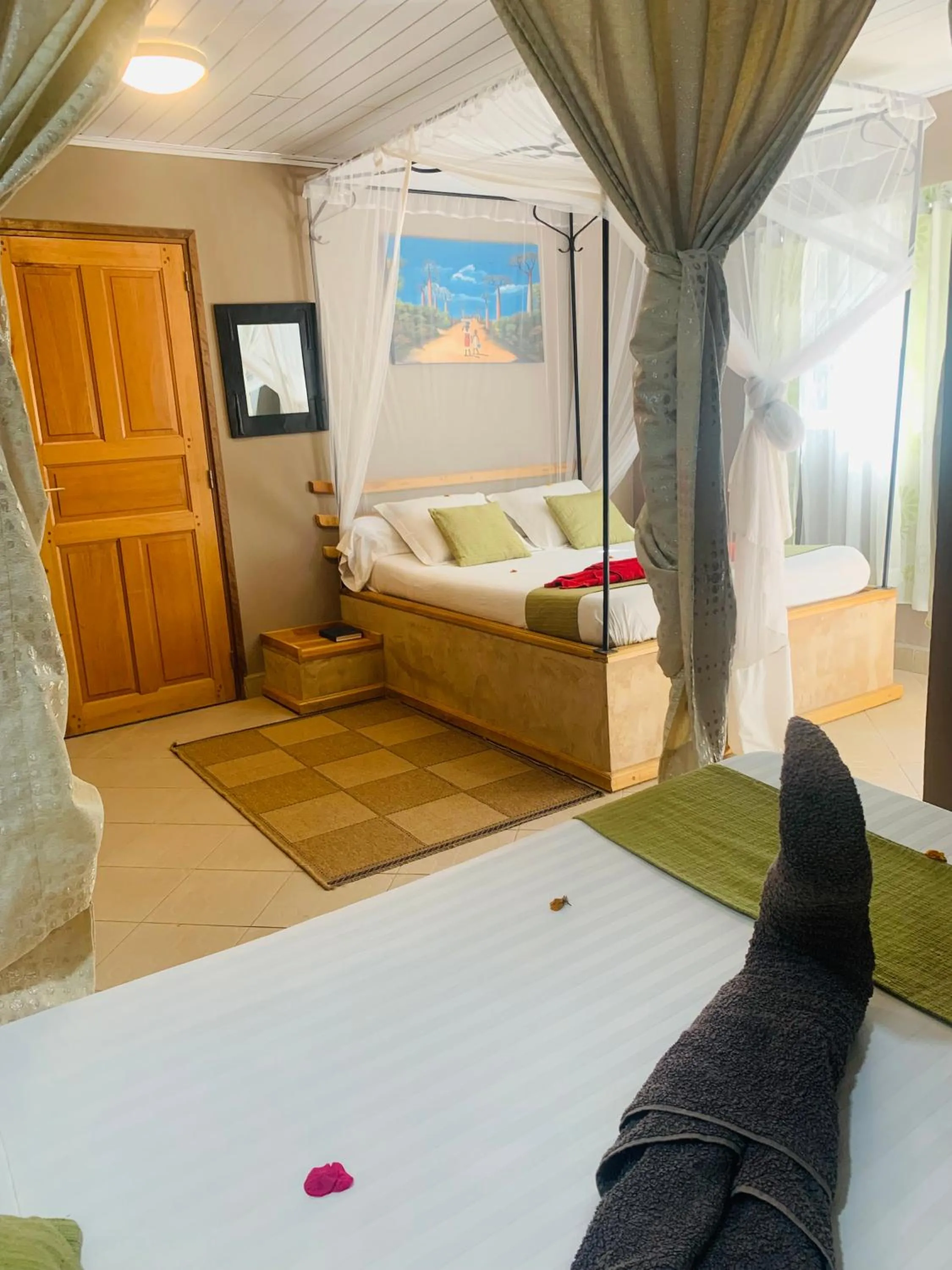 Bed in Ifaty Beach Club Resort