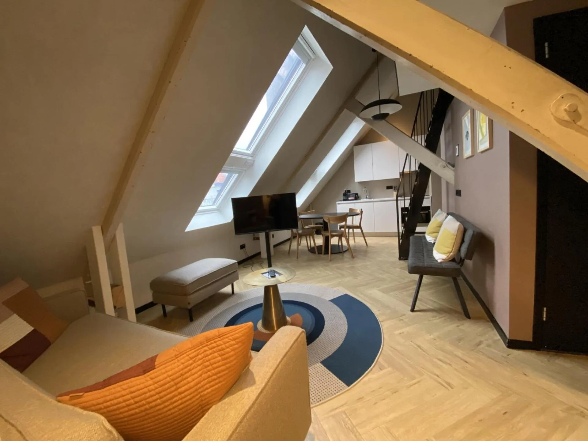 Living room in Ocean House Scheveningen