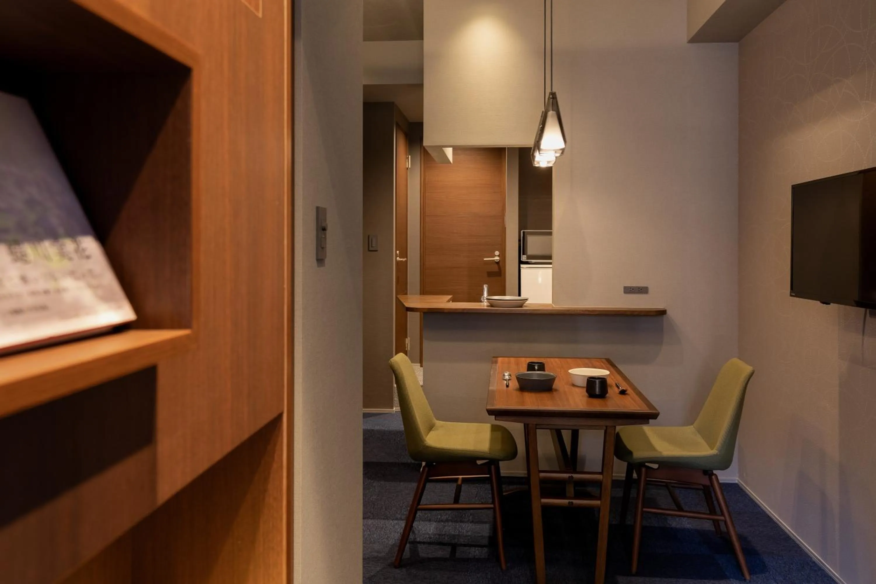 Living room in COCOSHUKU Shinjuku-Hanazono