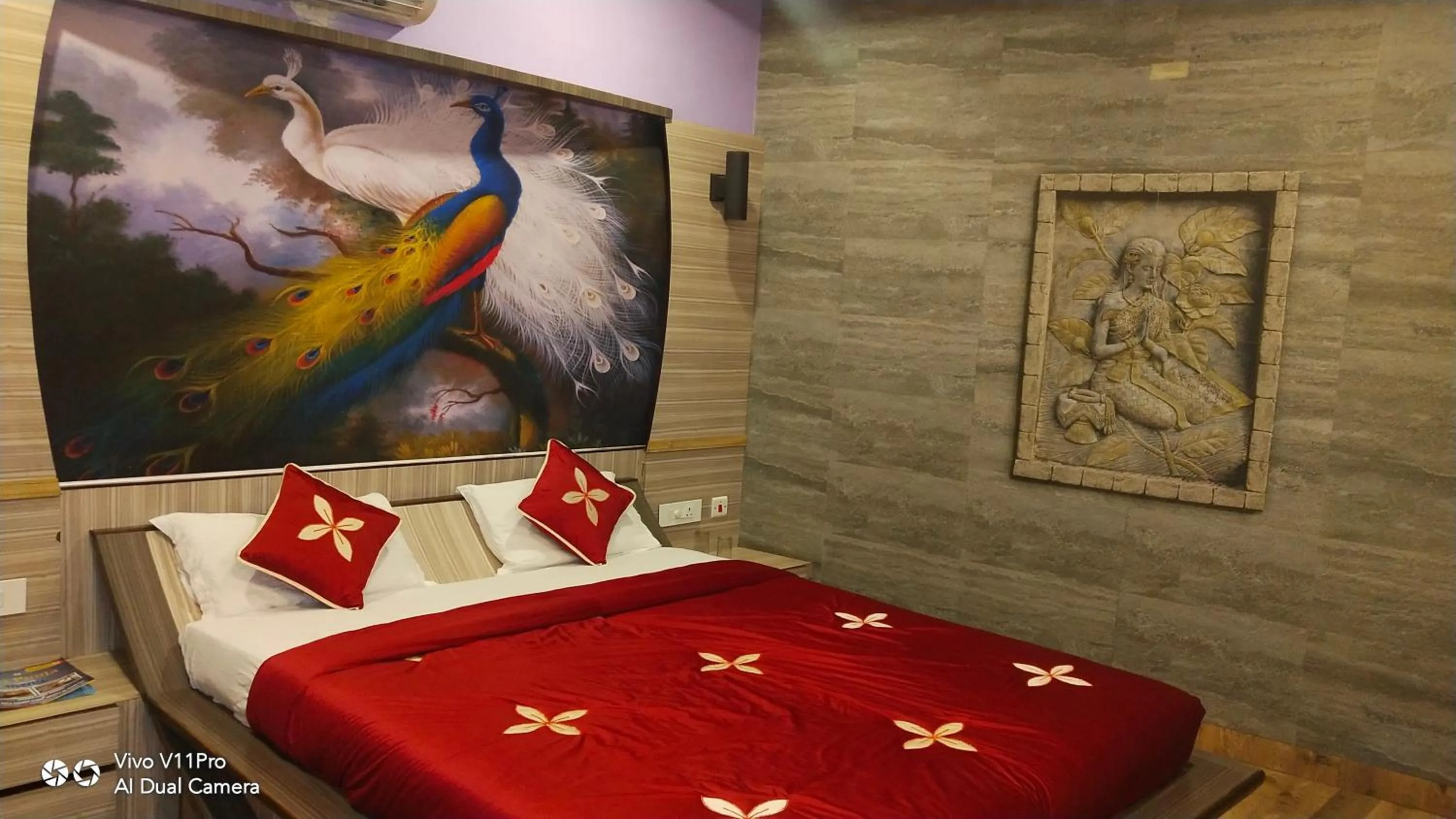 Bedroom in Hotel Mahadev Villa