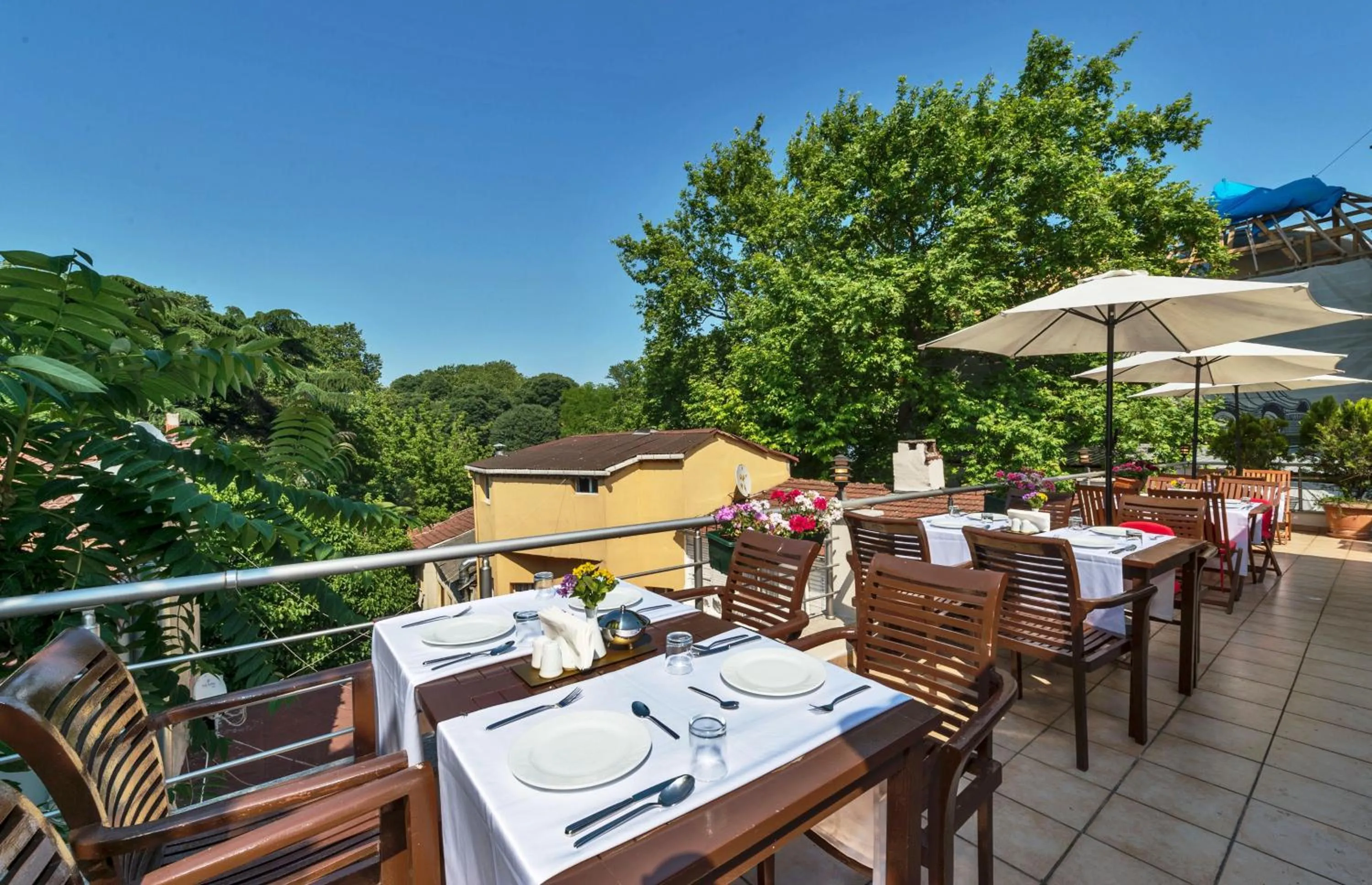 Patio in Zeynep Sultan Hotel
