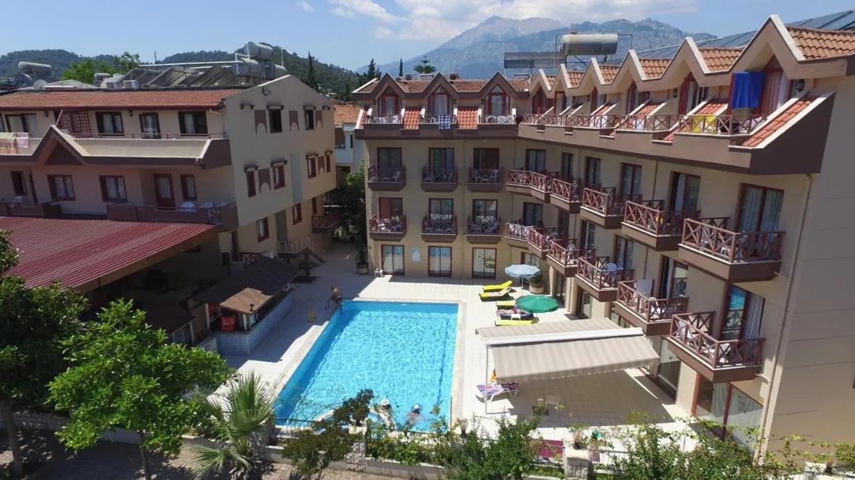 Pool view in HİMEROS BEACH HOTEL