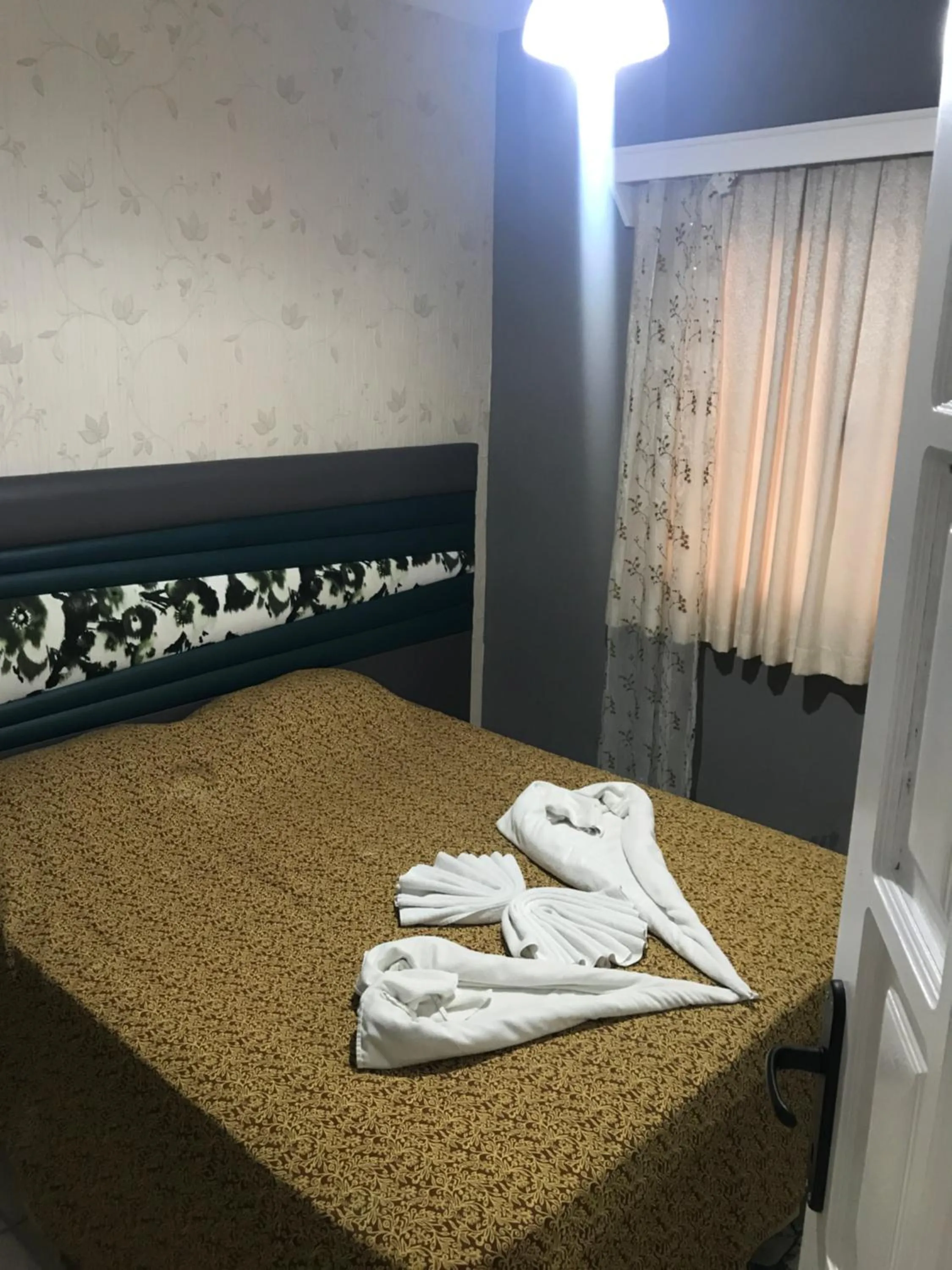 Bed in HİMEROS BEACH HOTEL