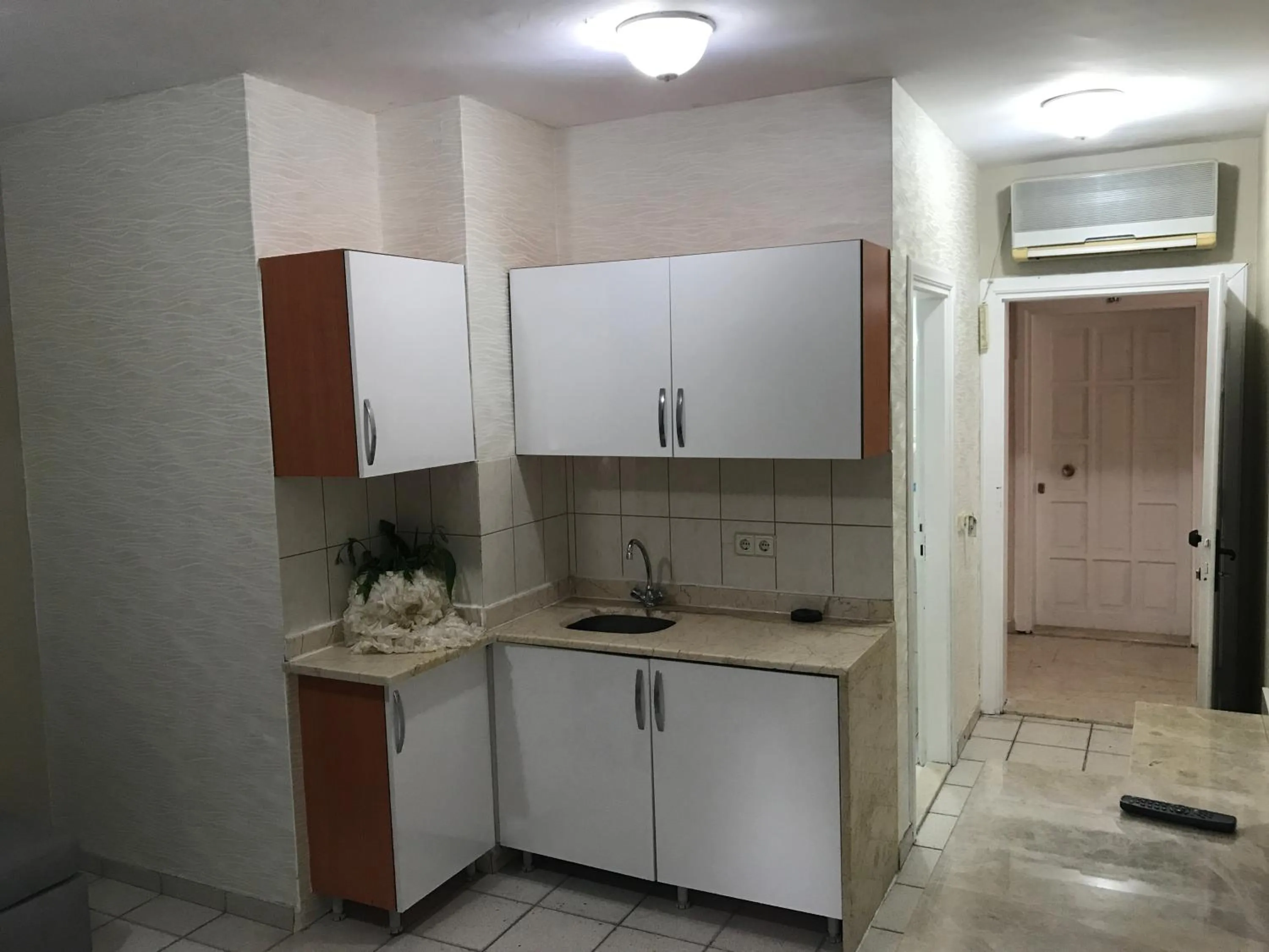 Kitchen or kitchenette in HİMEROS BEACH HOTEL