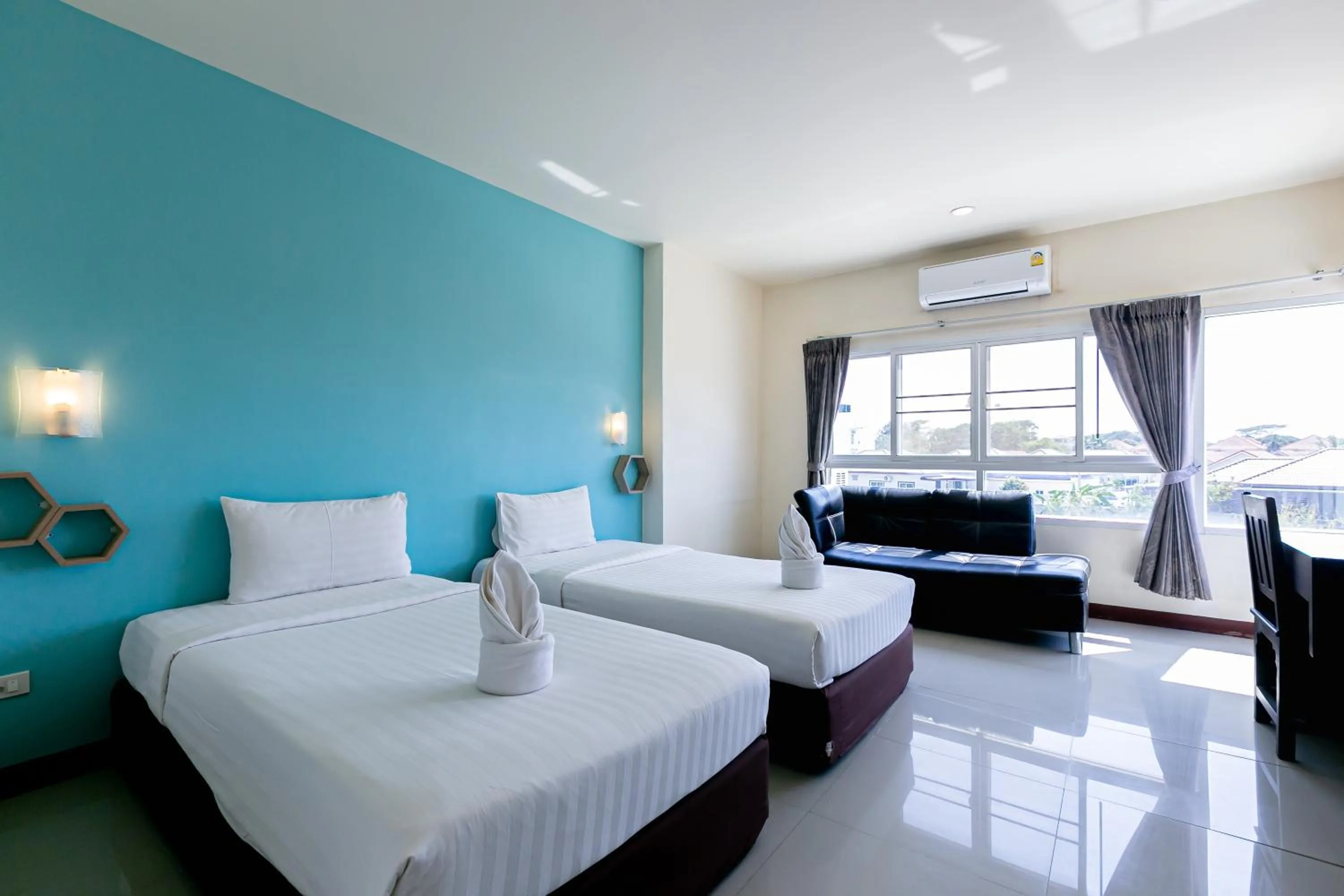 Bed in Panwalee Hotel