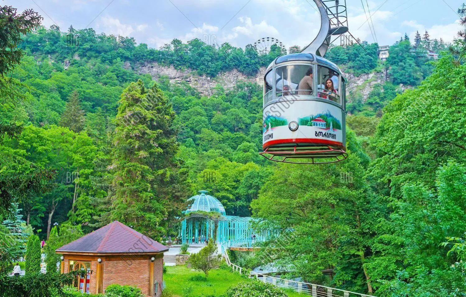 Natural landscape in Holiday Borjomi