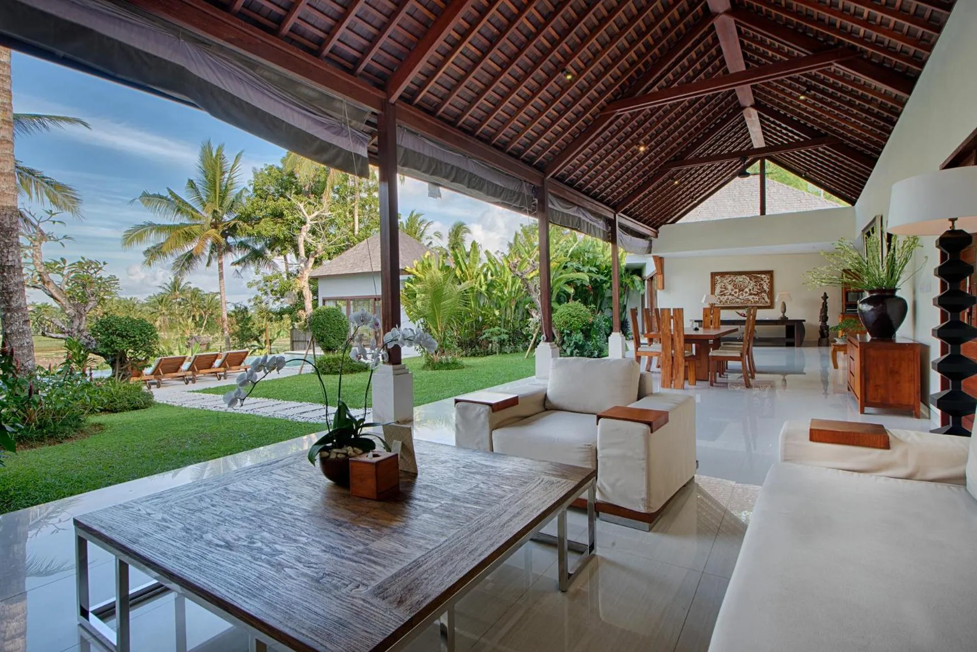Living room in Santun Luxury Private Villas