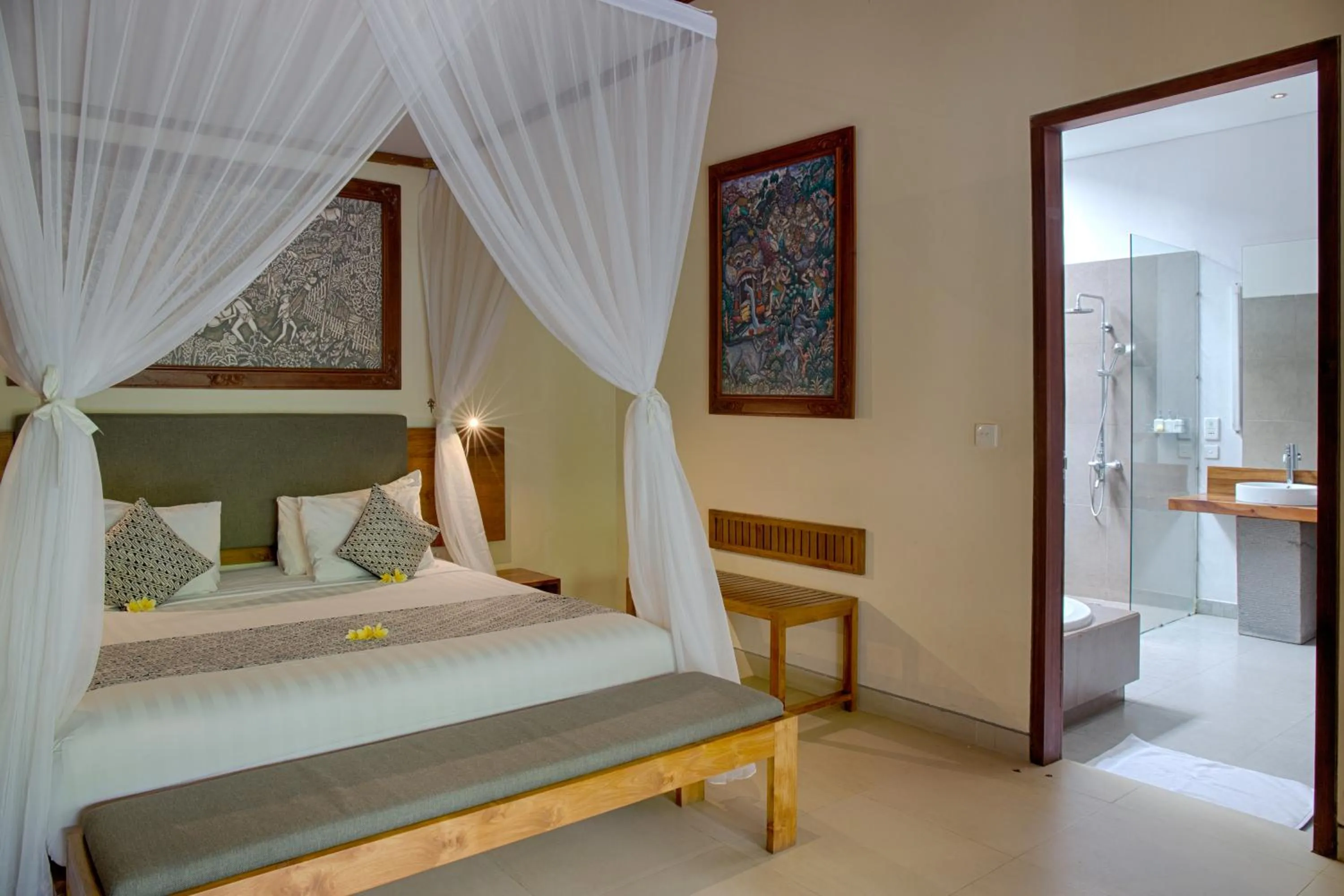 Bedroom, Bed in Santun Luxury Private Villas