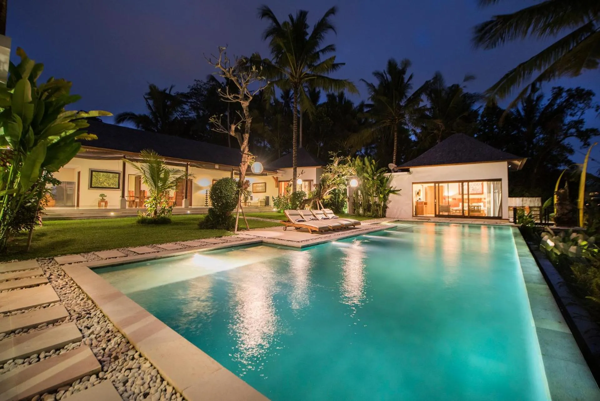 Pool view in Santun Luxury Private Villas