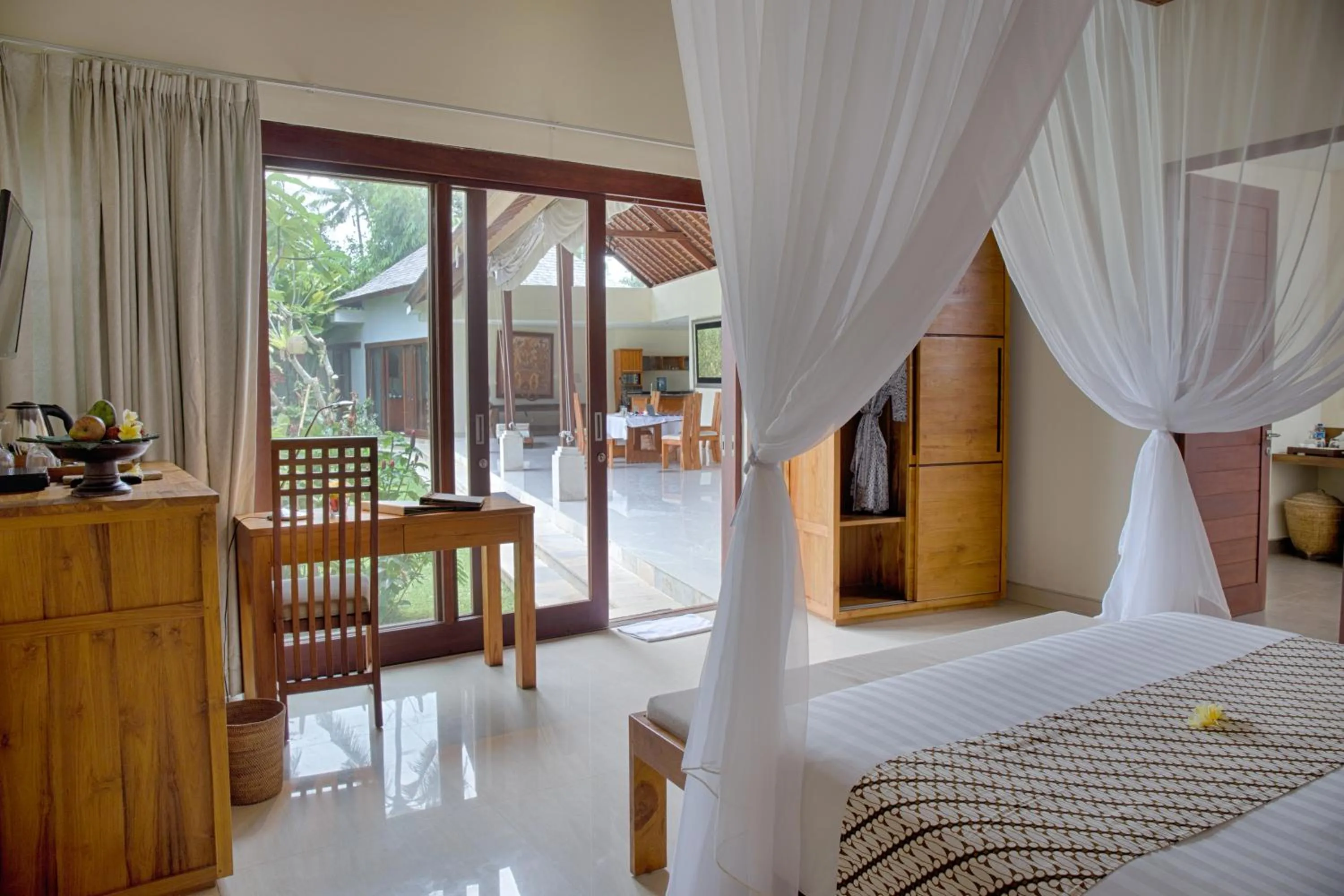 Decorative detail, Bed in Santun Luxury Private Villas