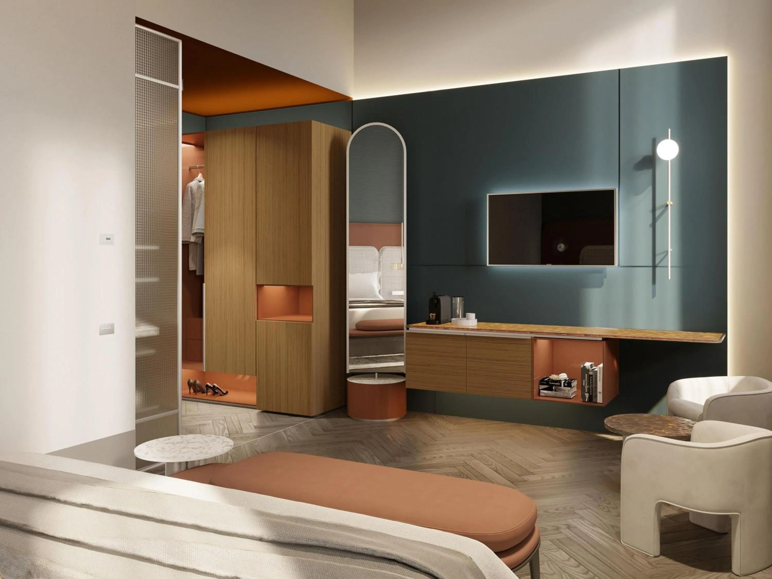 Bedroom in Palazzo Tirso MGallery Cagliari