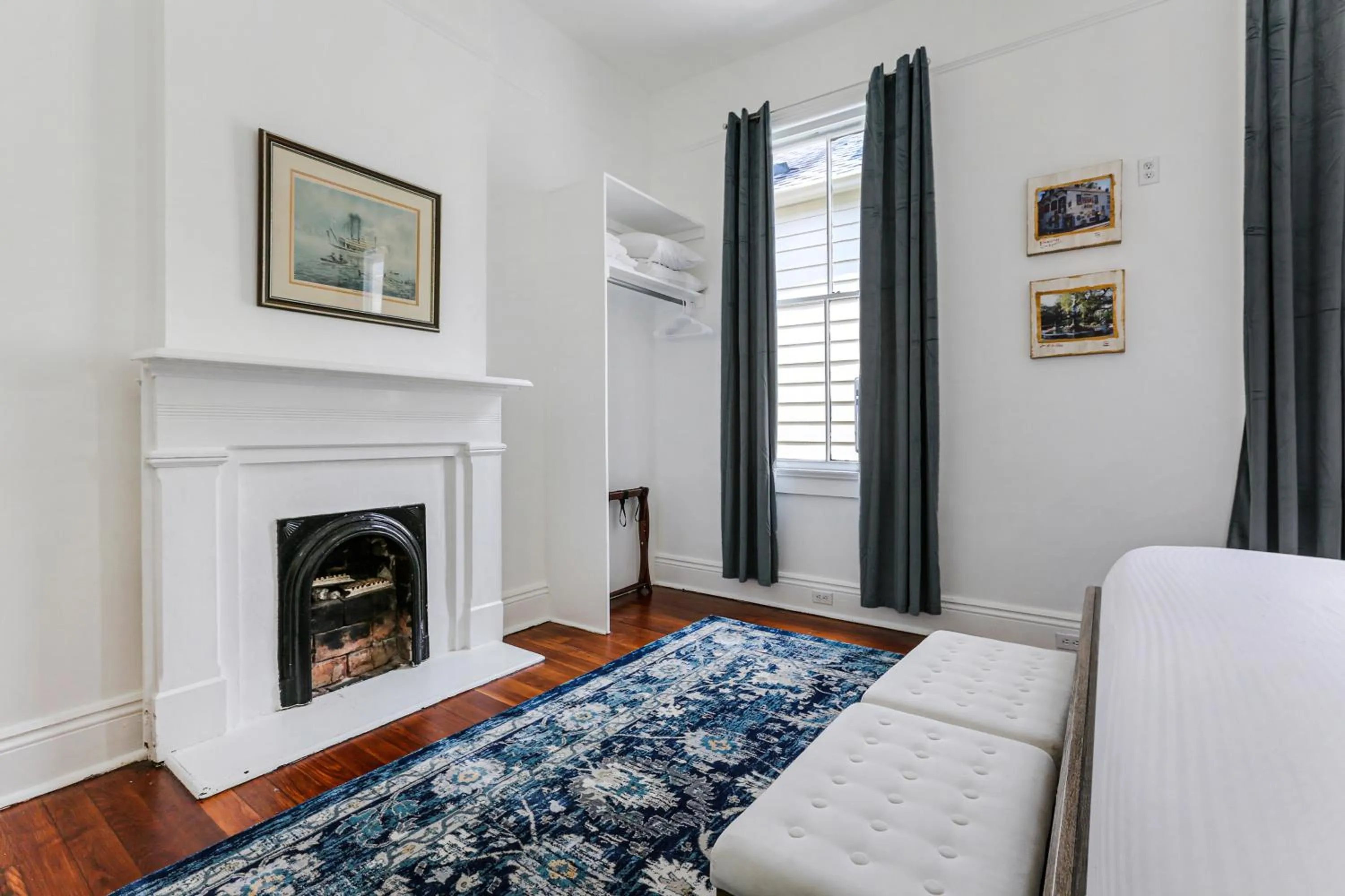 Bedroom, Bed in Uptown Spacious 4BD/3BA with Historic Charm