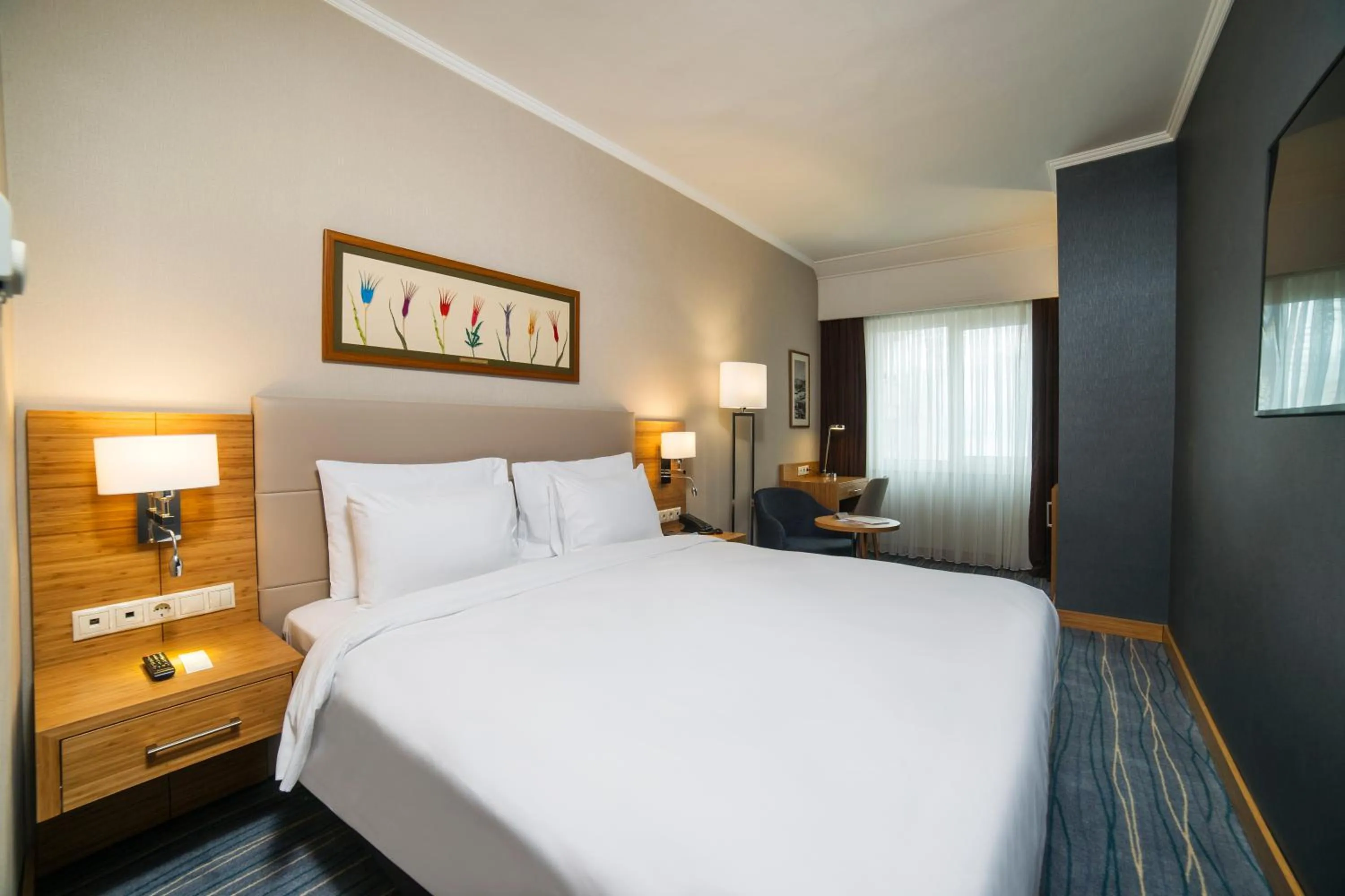 Bed in Radisson Hotel President Old Town Istanbul