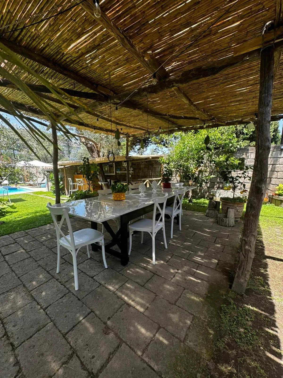 Swimming pool in Chalet Lidia