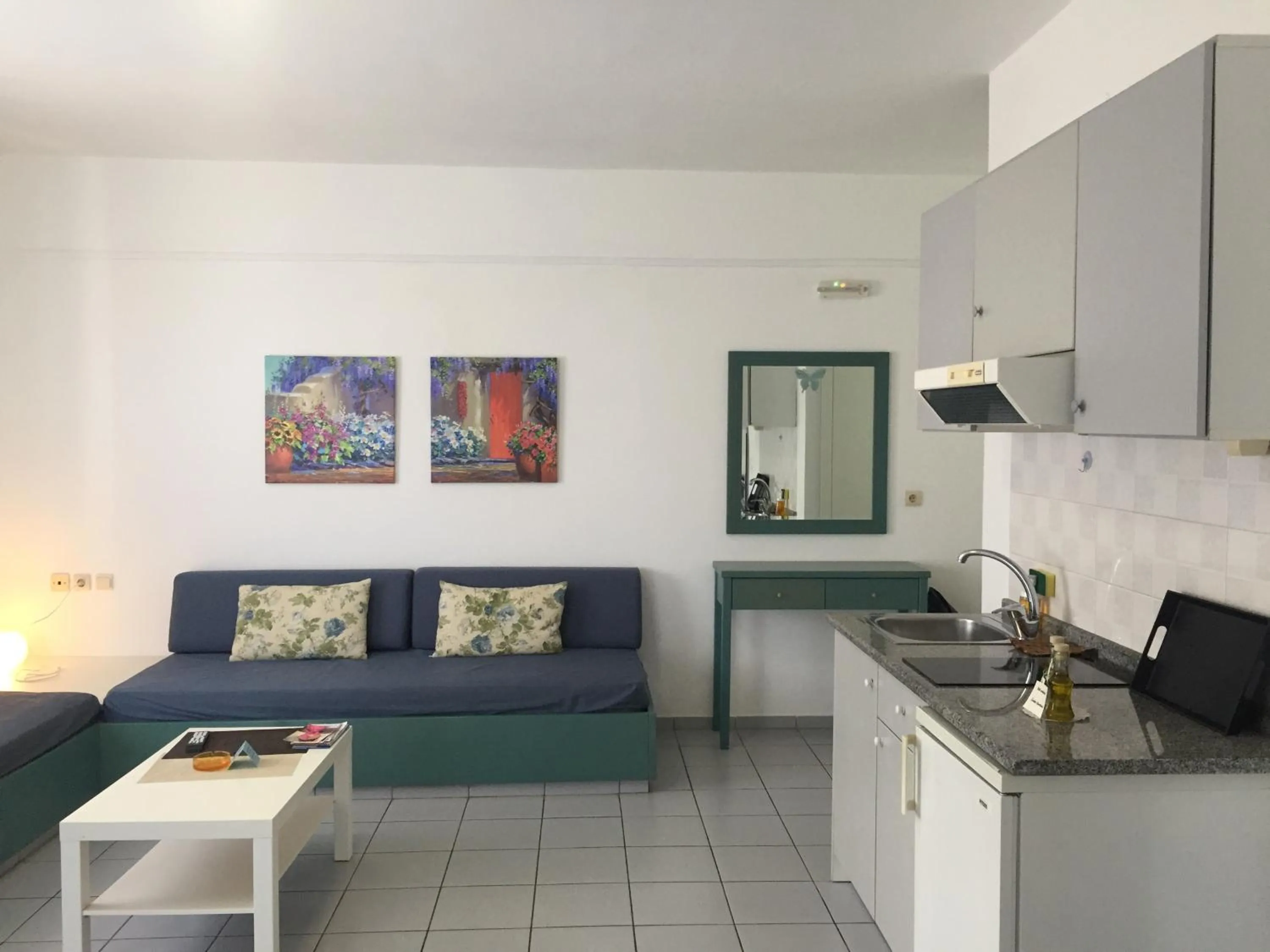 Kitchen or kitchenette in Evdokia Suites