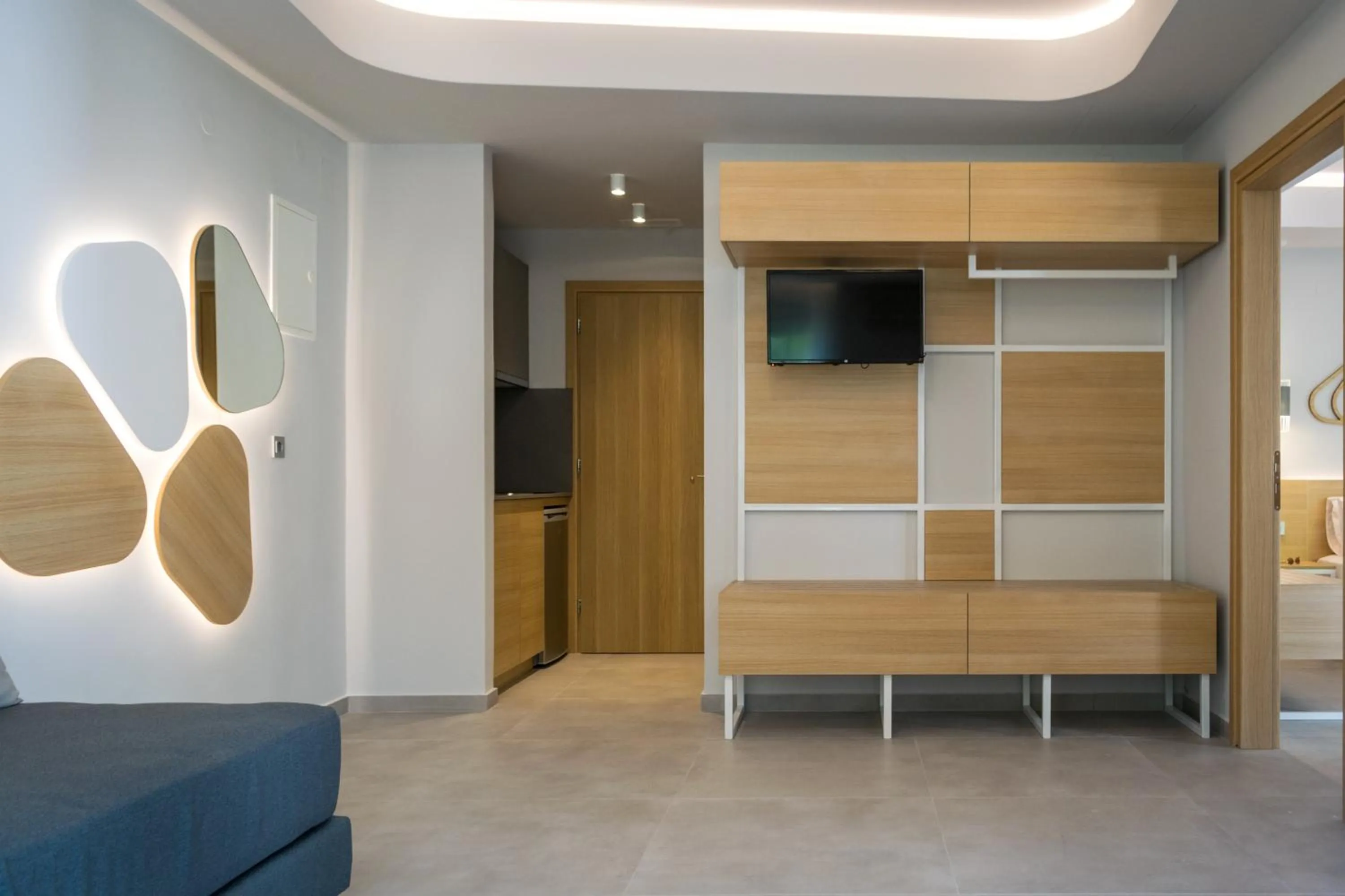 Living room in Evdokia Suites