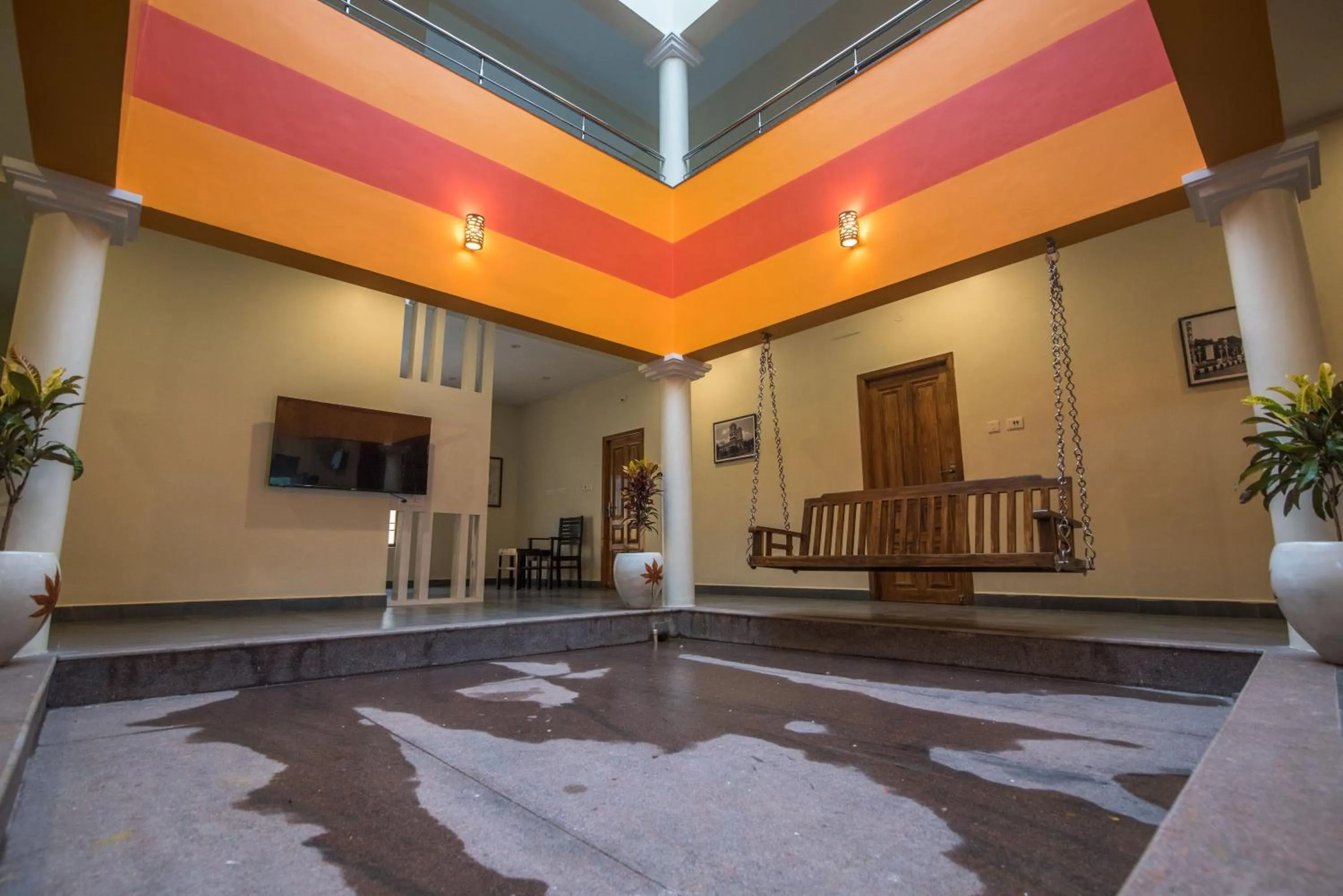 Seating area in Saffron Vilva