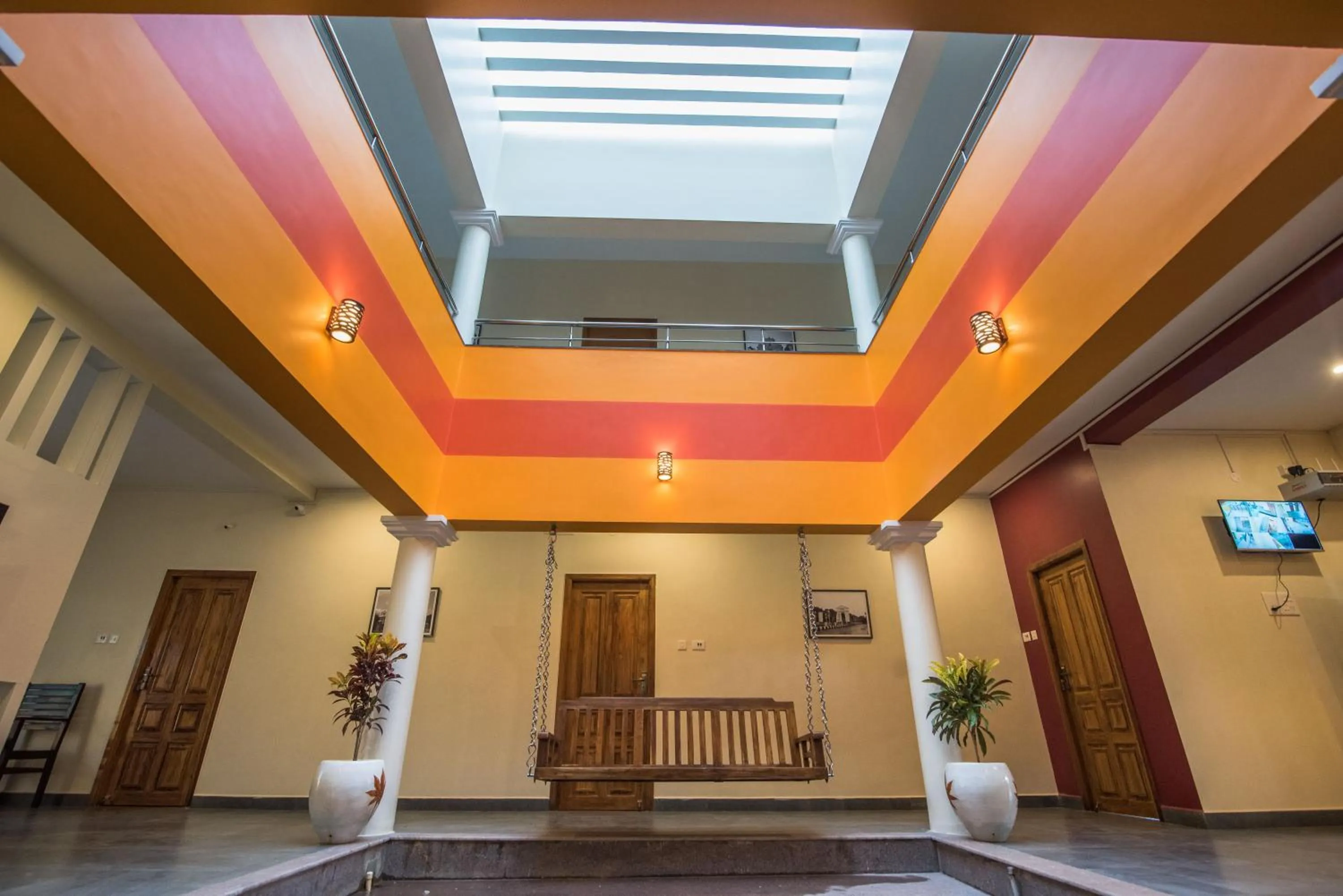 Seating area in Saffron Vilva