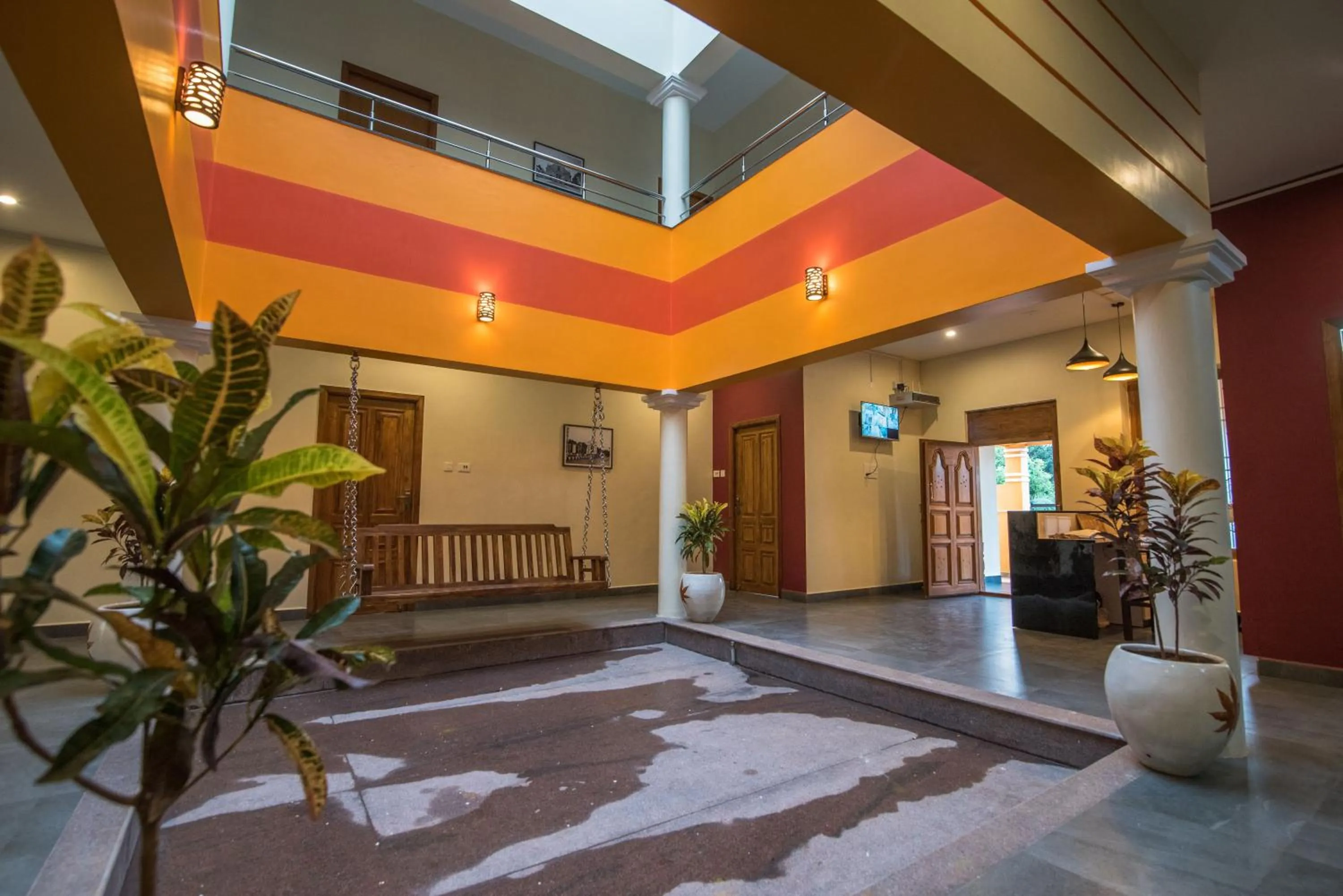 Seating area in Saffron Vilva