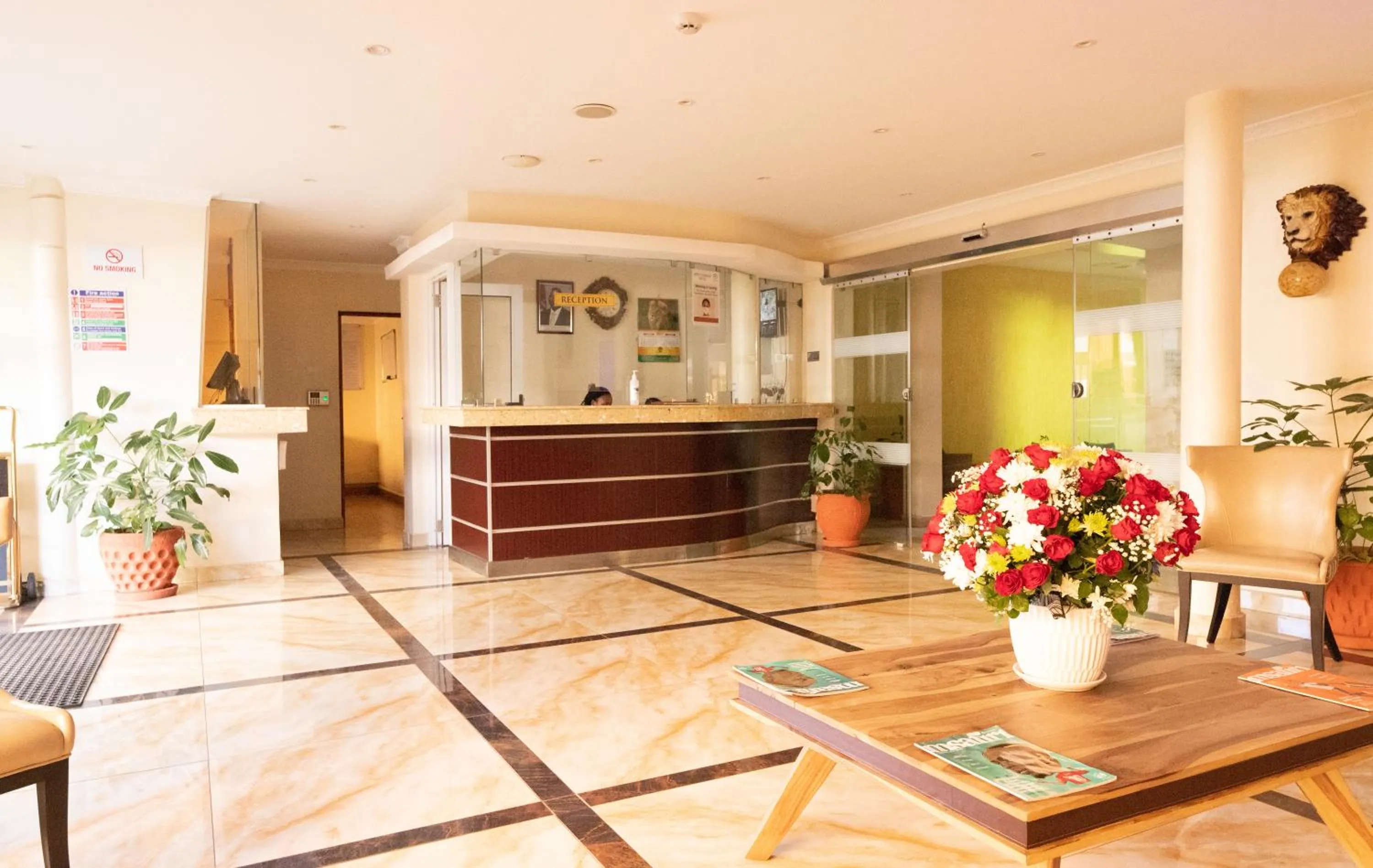 Lobby or reception in West Lerruat Hotel