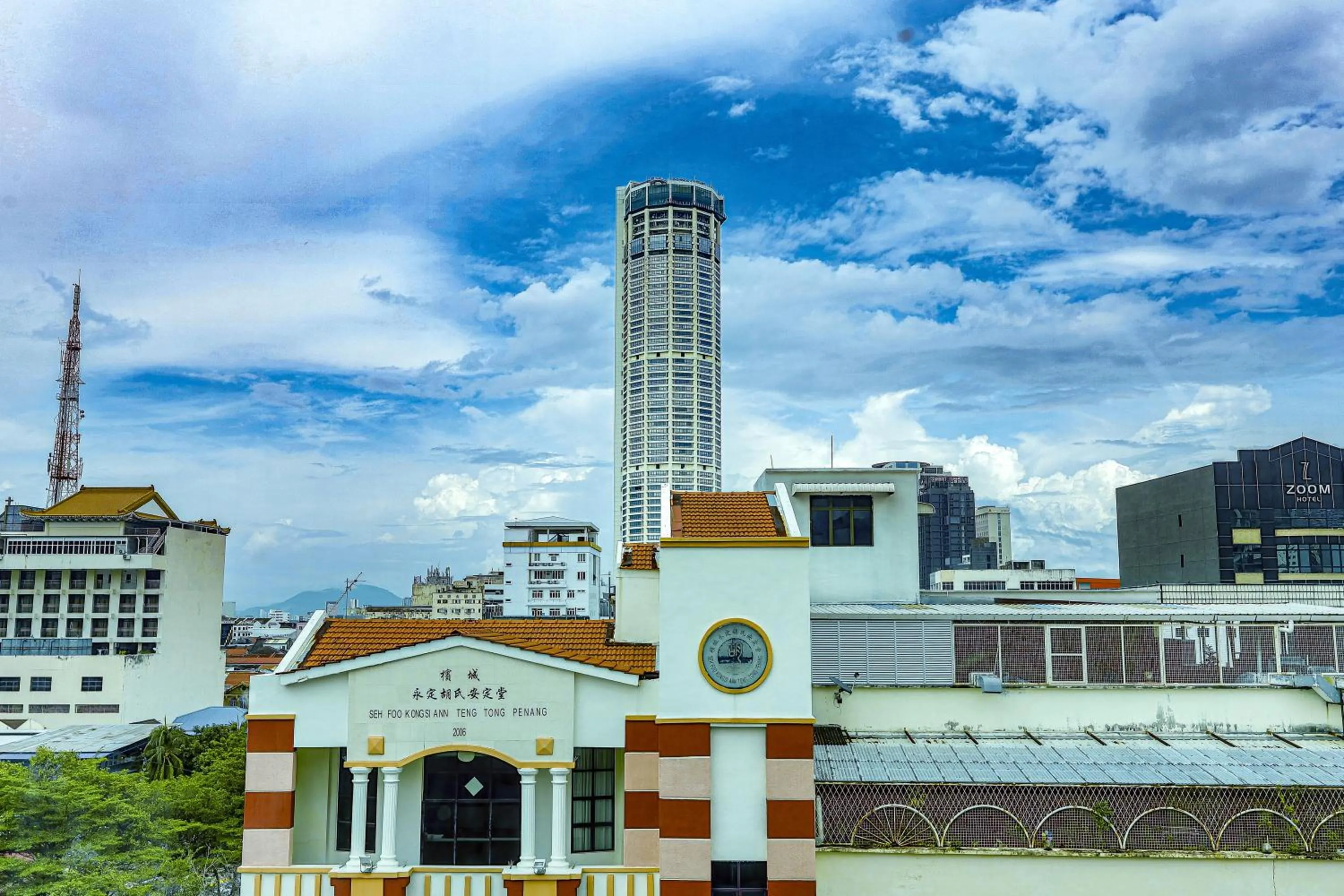 City view in Q Collection Macalister formerly known as Apple Hotel Penang