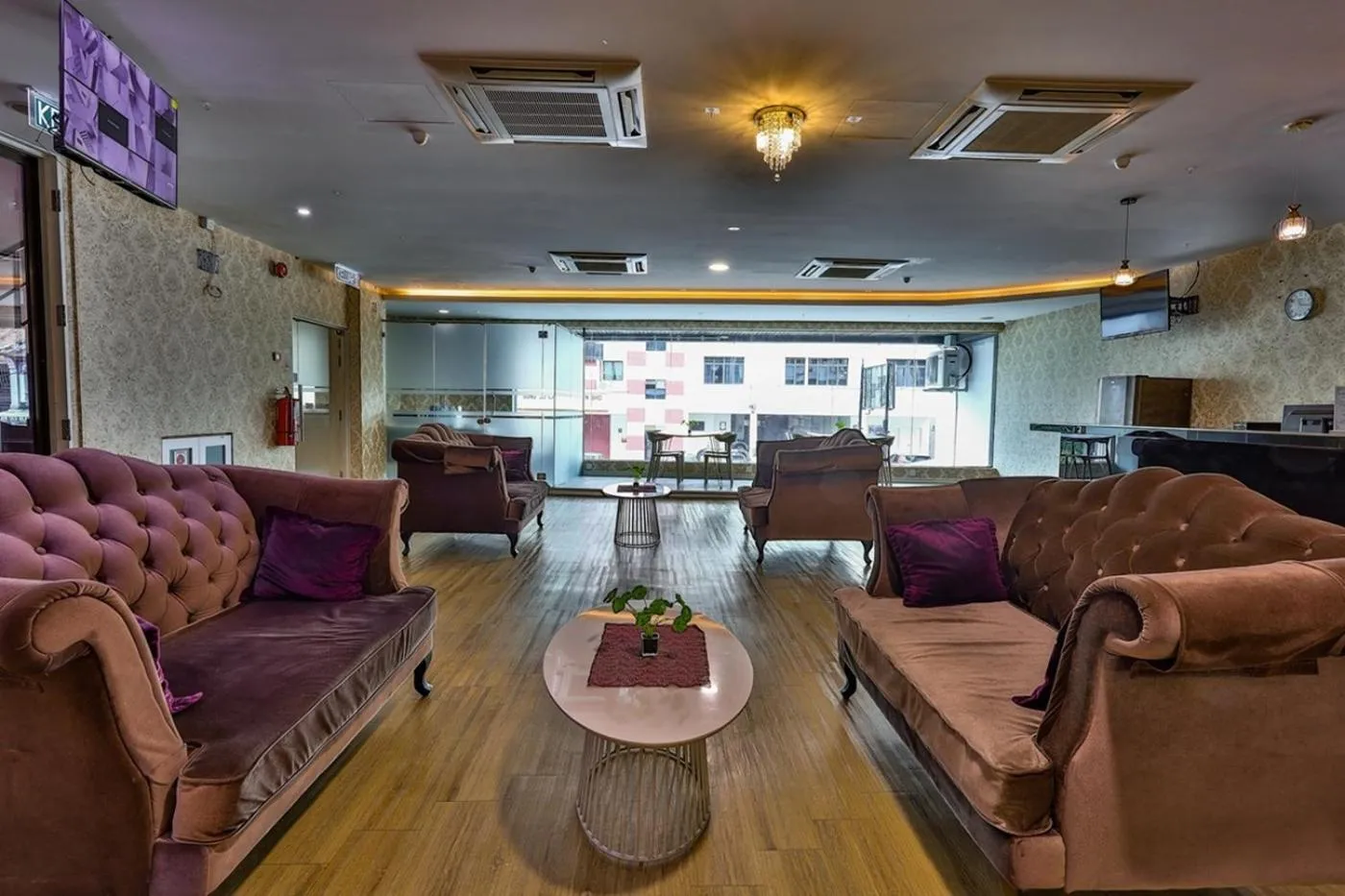 Seating area in Q Collection Macalister formerly known as Apple Hotel Penang