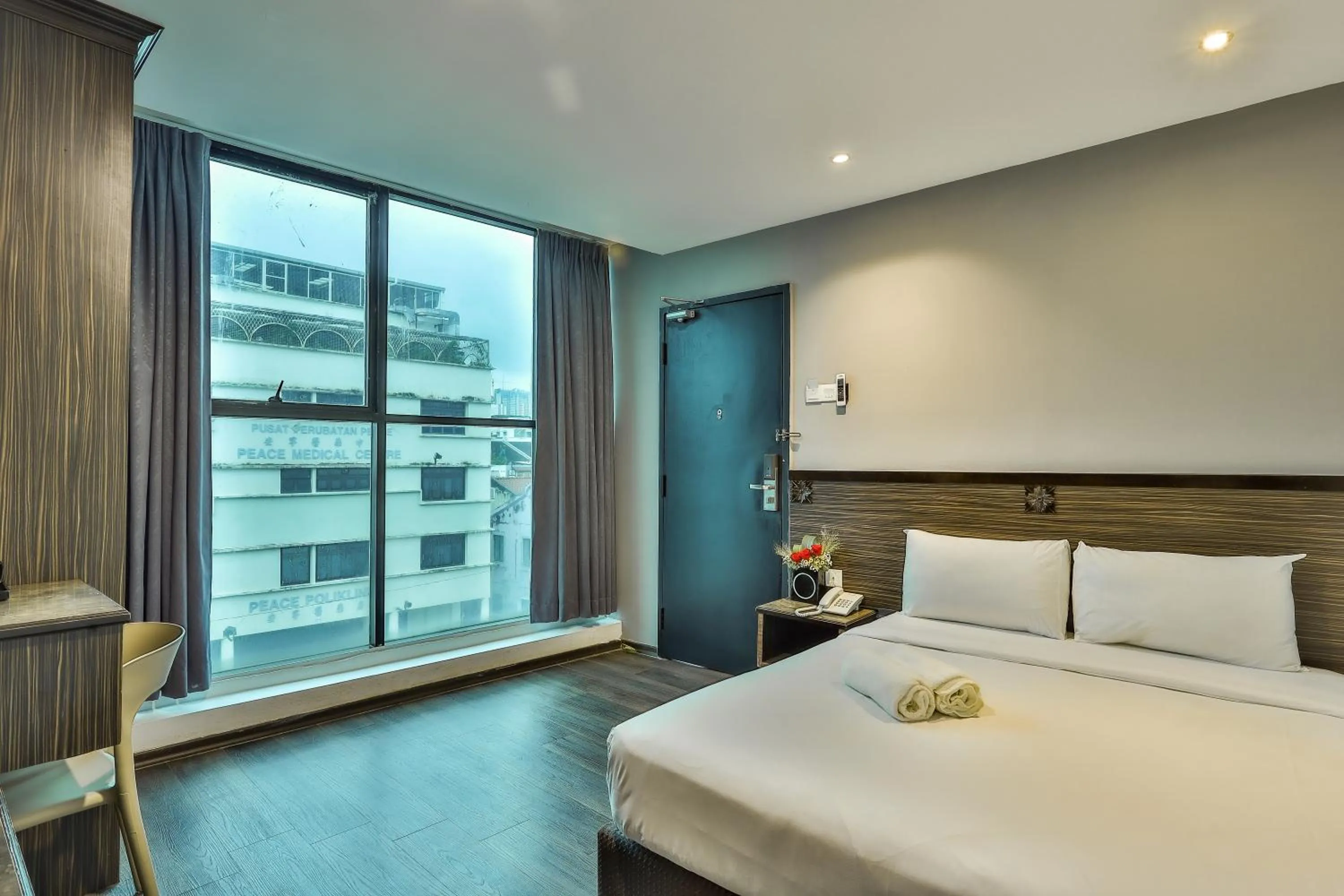 City view, Bed in Q Collection Macalister formerly known as Apple Hotel Penang