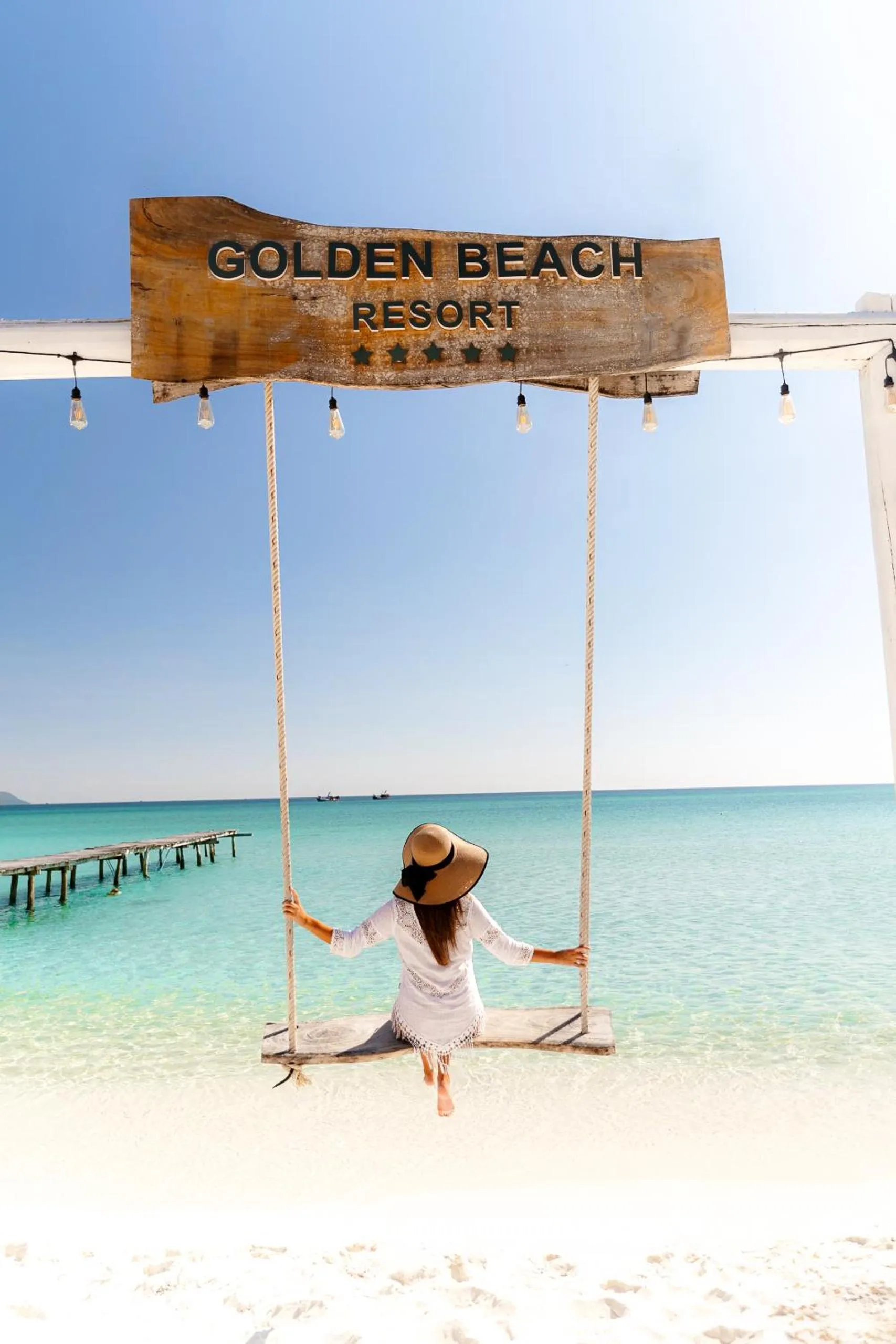 People in Golden Beach Resort