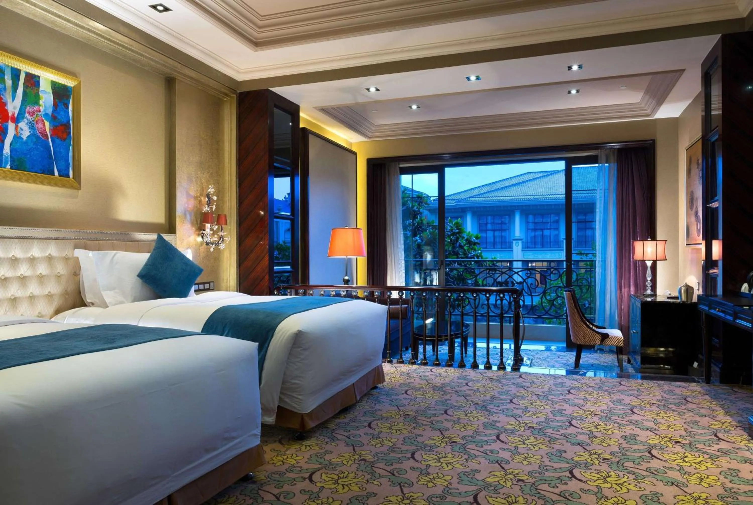 Photo of the whole room, Bed in Howard Johnson Agile Plaza Chengdu