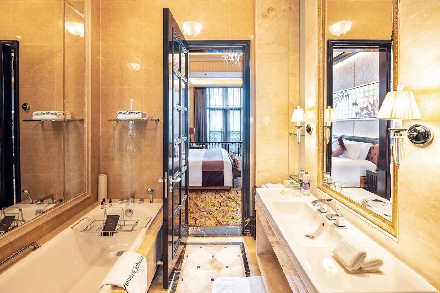 Bed in Howard Johnson Agile Plaza Chengdu