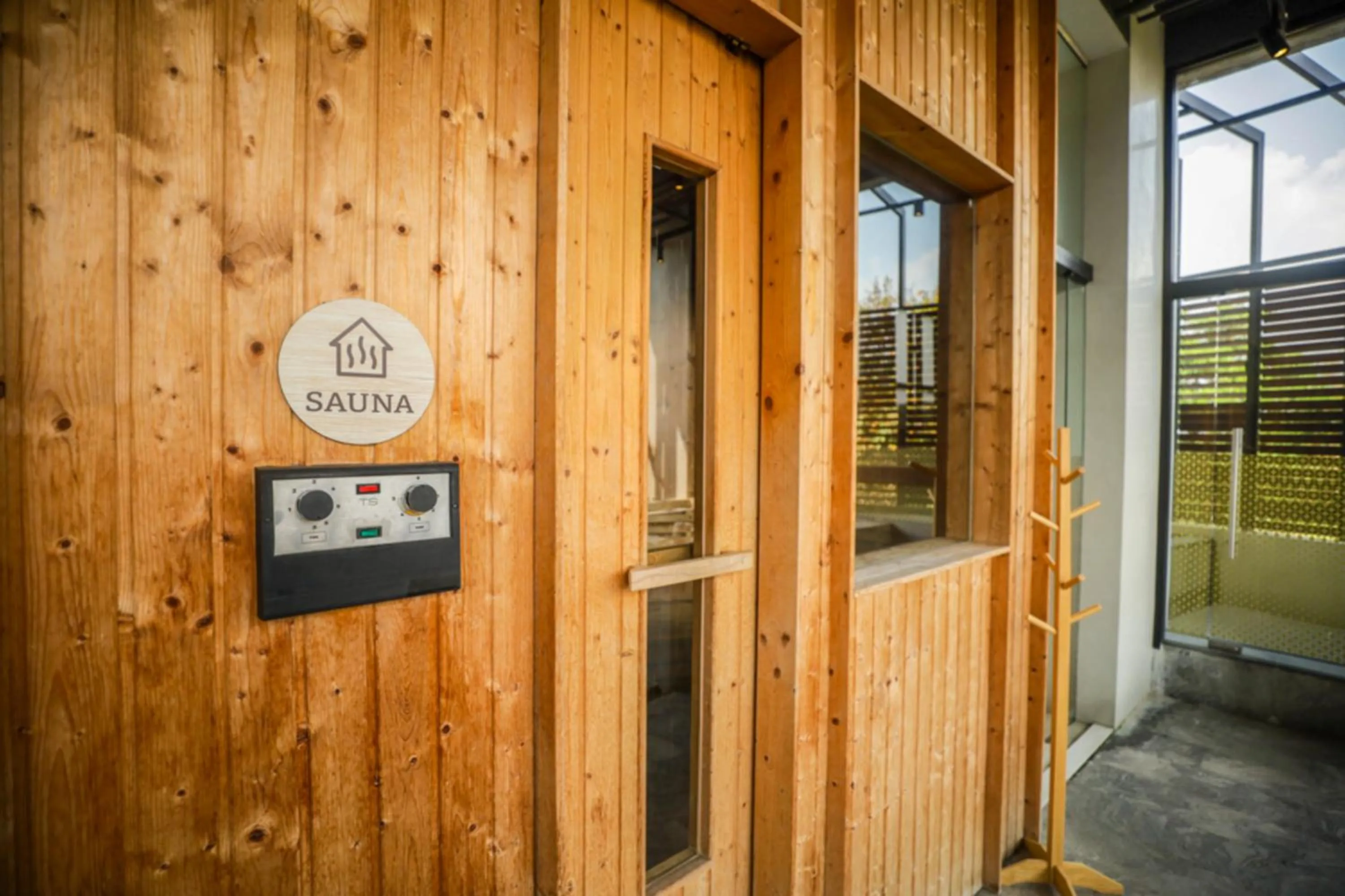 Steam room in Balcony Seaside Sriracha Hotel & Serviced Apartments
