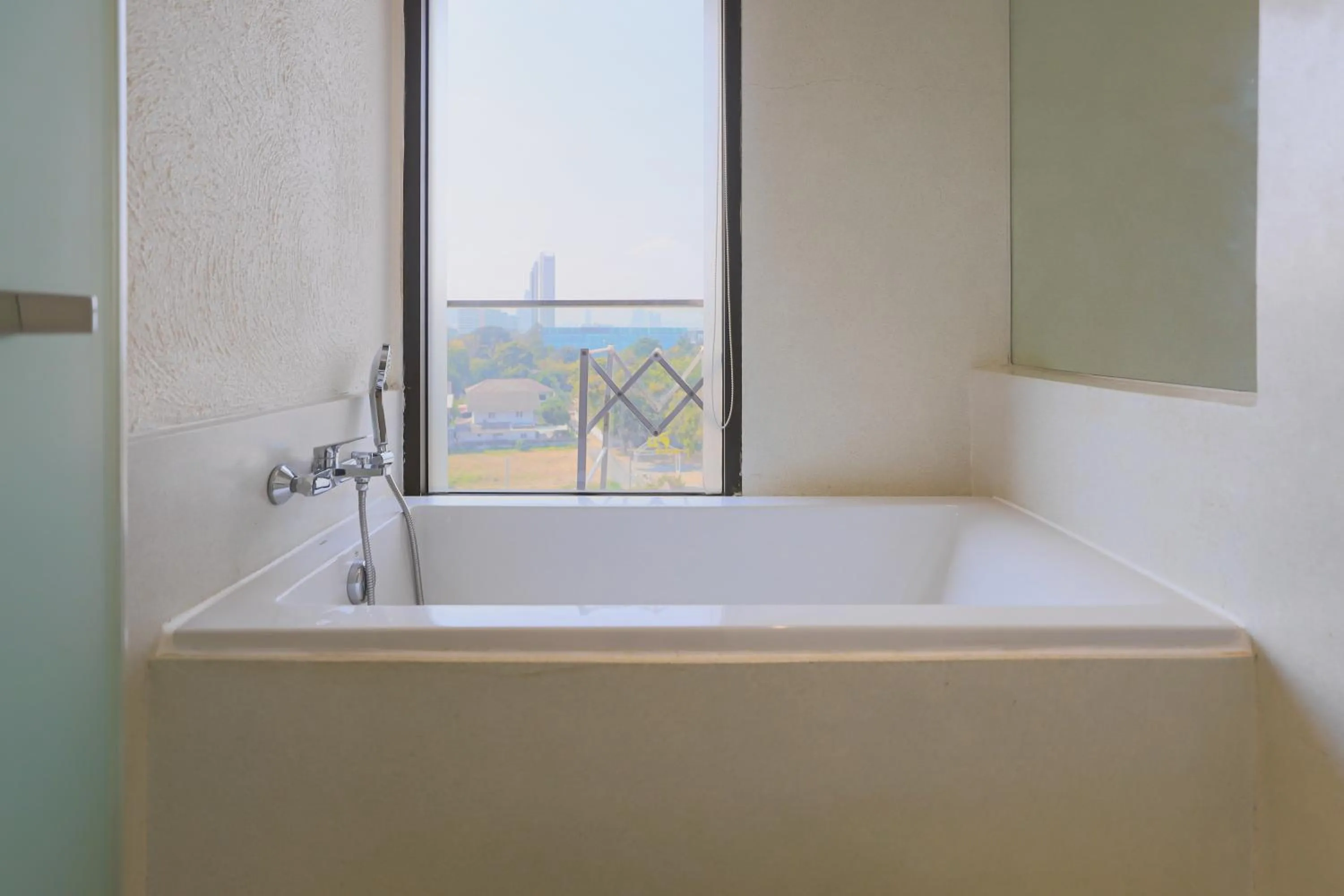 Bathroom in Balcony Seaside Sriracha Hotel & Serviced Apartments