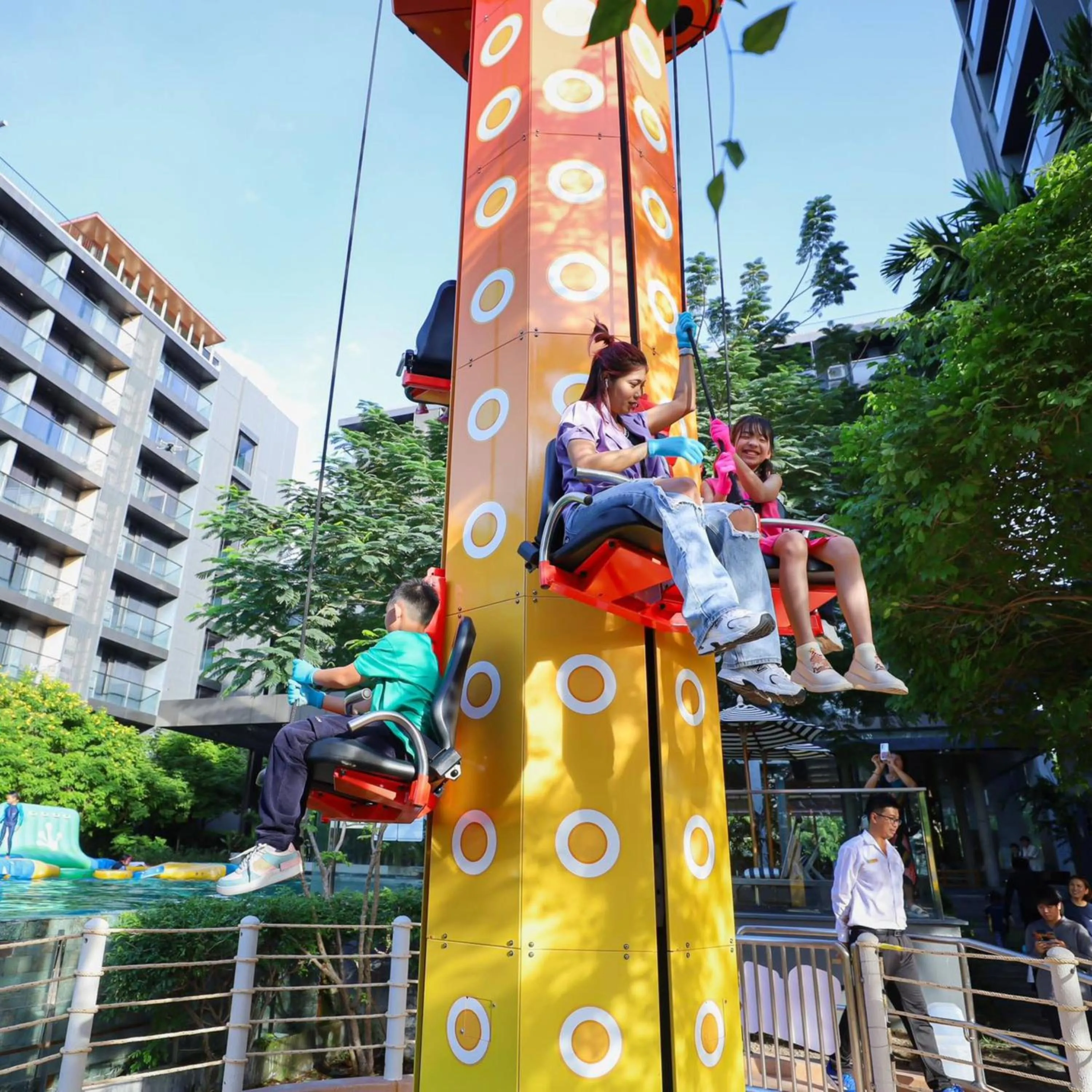 Children play ground in Balcony Seaside Sriracha Hotel & Serviced Apartments