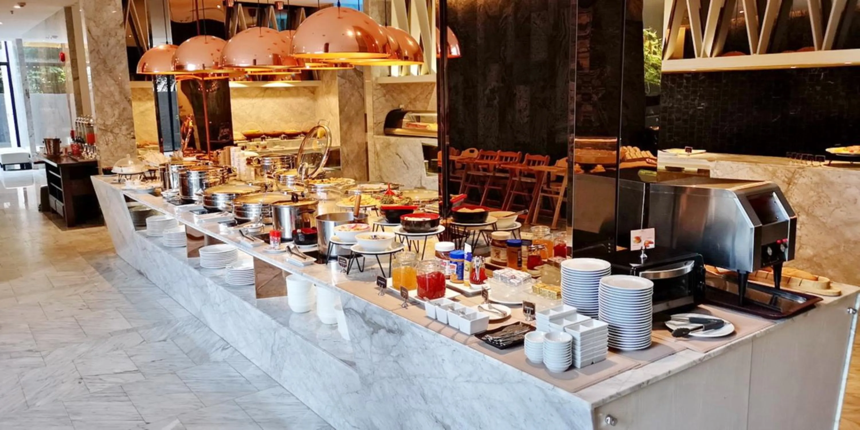 Breakfast in Balcony Seaside Sriracha Hotel & Serviced Apartments