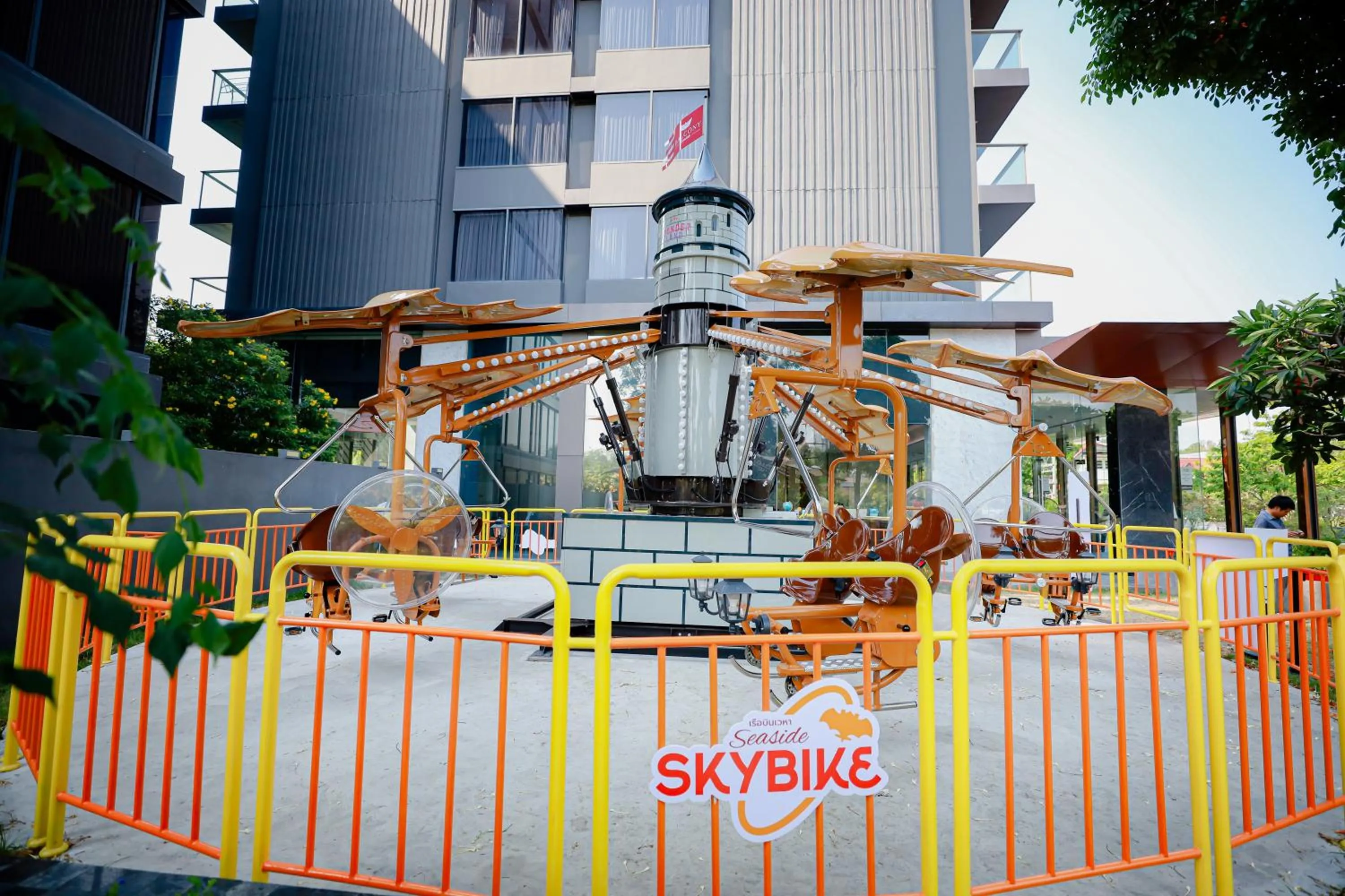 Children play ground in Balcony Seaside Sriracha Hotel & Serviced Apartments